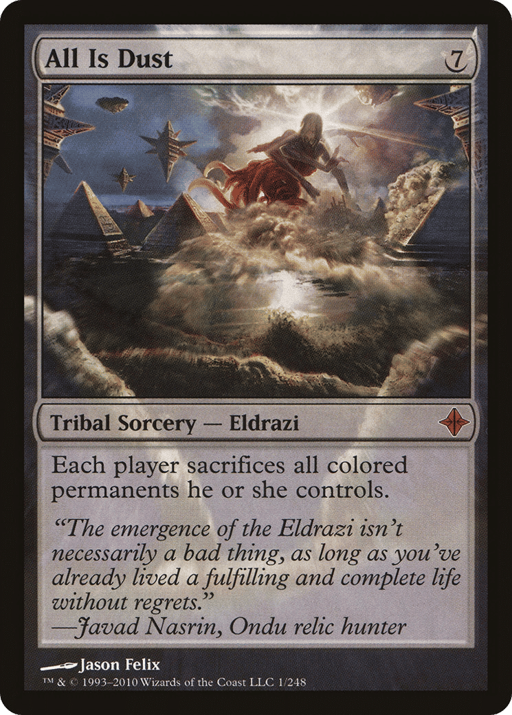 All Is Dust — Rise of the Eldrazi — Magic: The Gathering