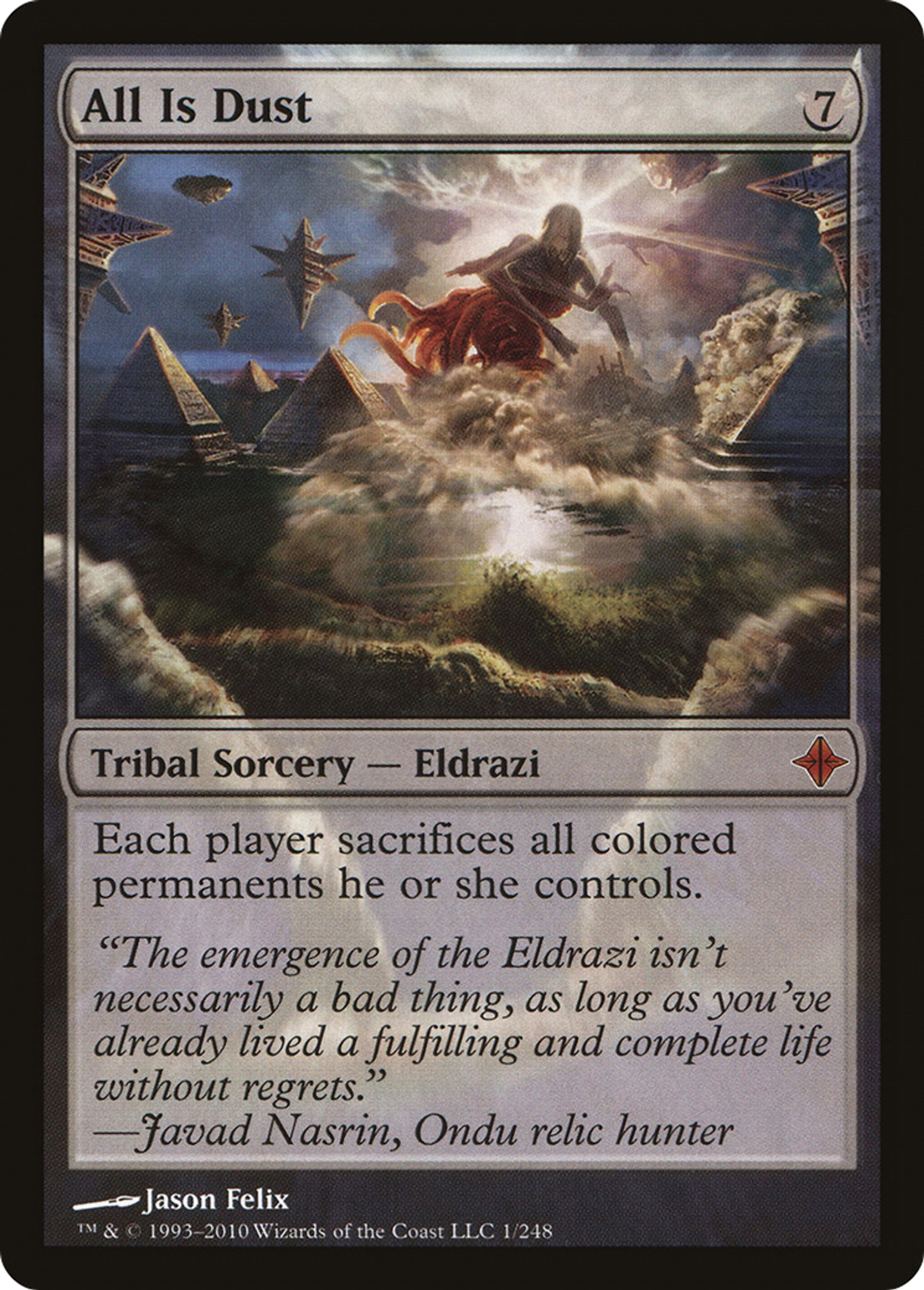 All Is Dust — Rise of the Eldrazi — Magic: The Gathering