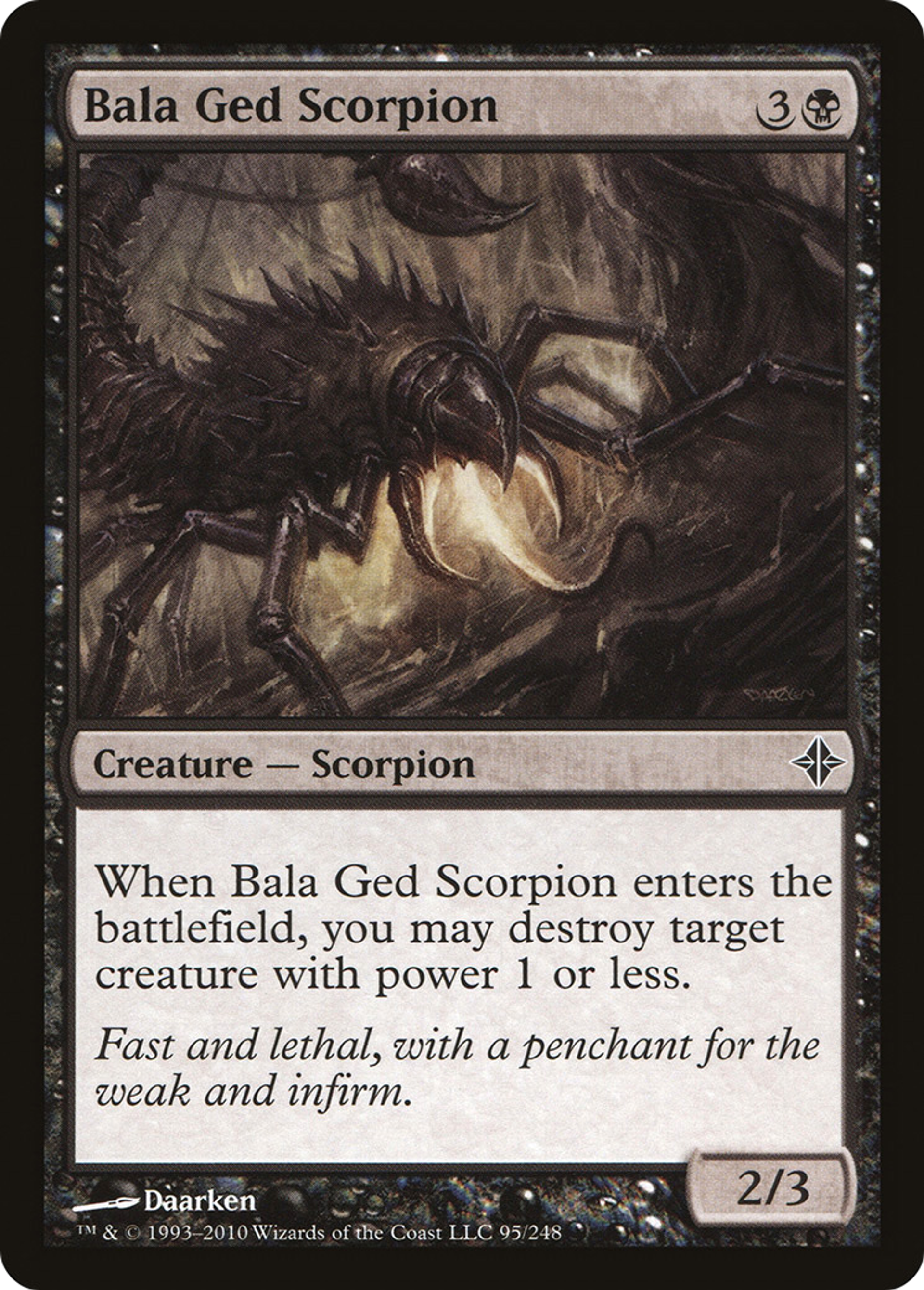 Bala Ged Scorpion — Rise of the Eldrazi — Magic: The Gathering