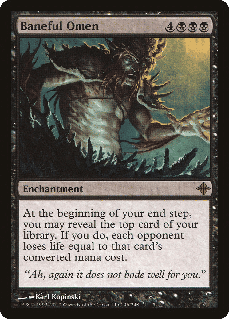Baneful Omen — Rise of the Eldrazi — Magic: The Gathering