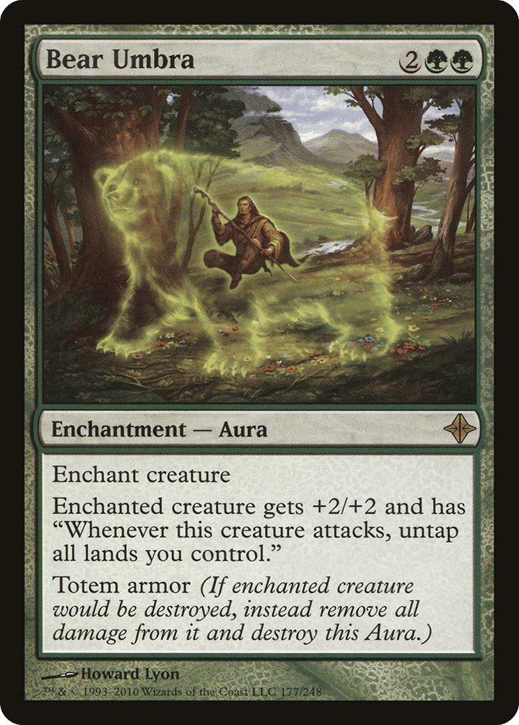 Bear Umbra — Rise of the Eldrazi — Magic: The Gathering