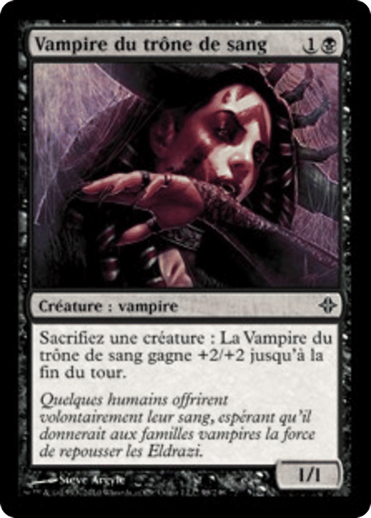 Vampire du trône de sang — Rise of the Eldrazi — Magic: The Gathering