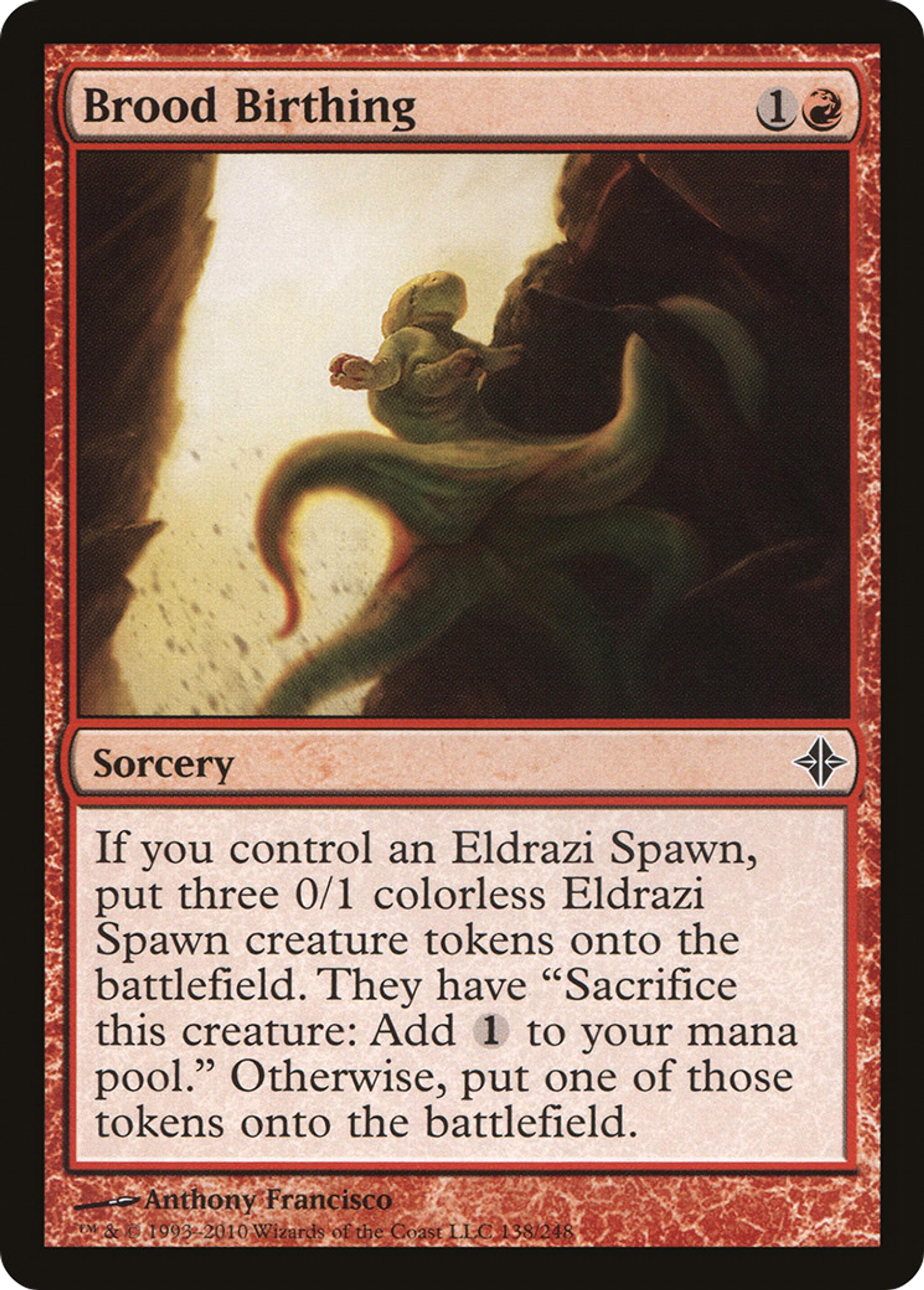 Brood Birthing — Rise of the Eldrazi — Magic: The Gathering
