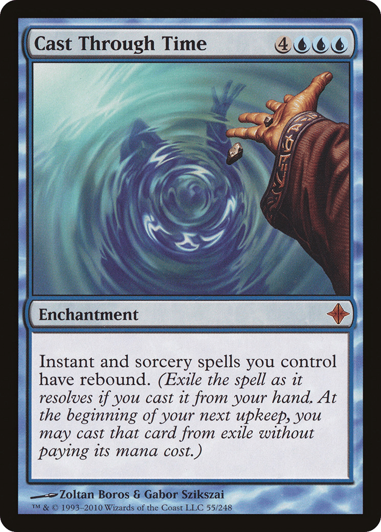 Cast Through Time — Rise of the Eldrazi — Magic: The Gathering