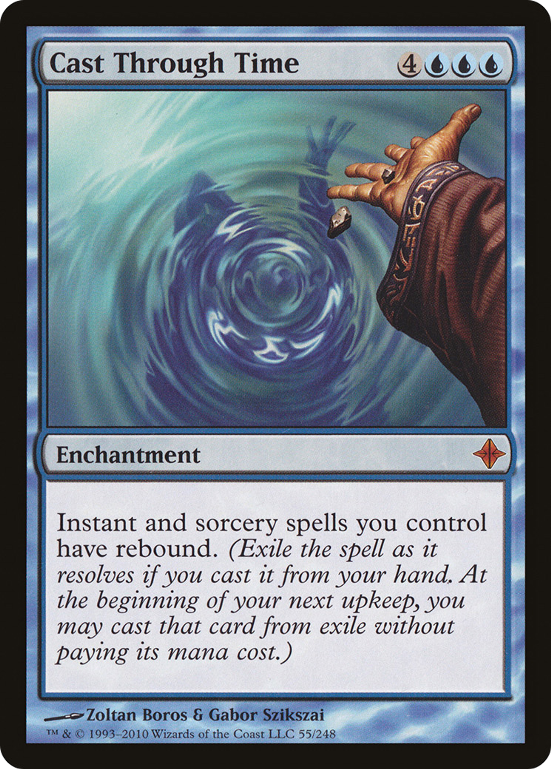 Cast Through Time — Rise of the Eldrazi — Magic: The Gathering