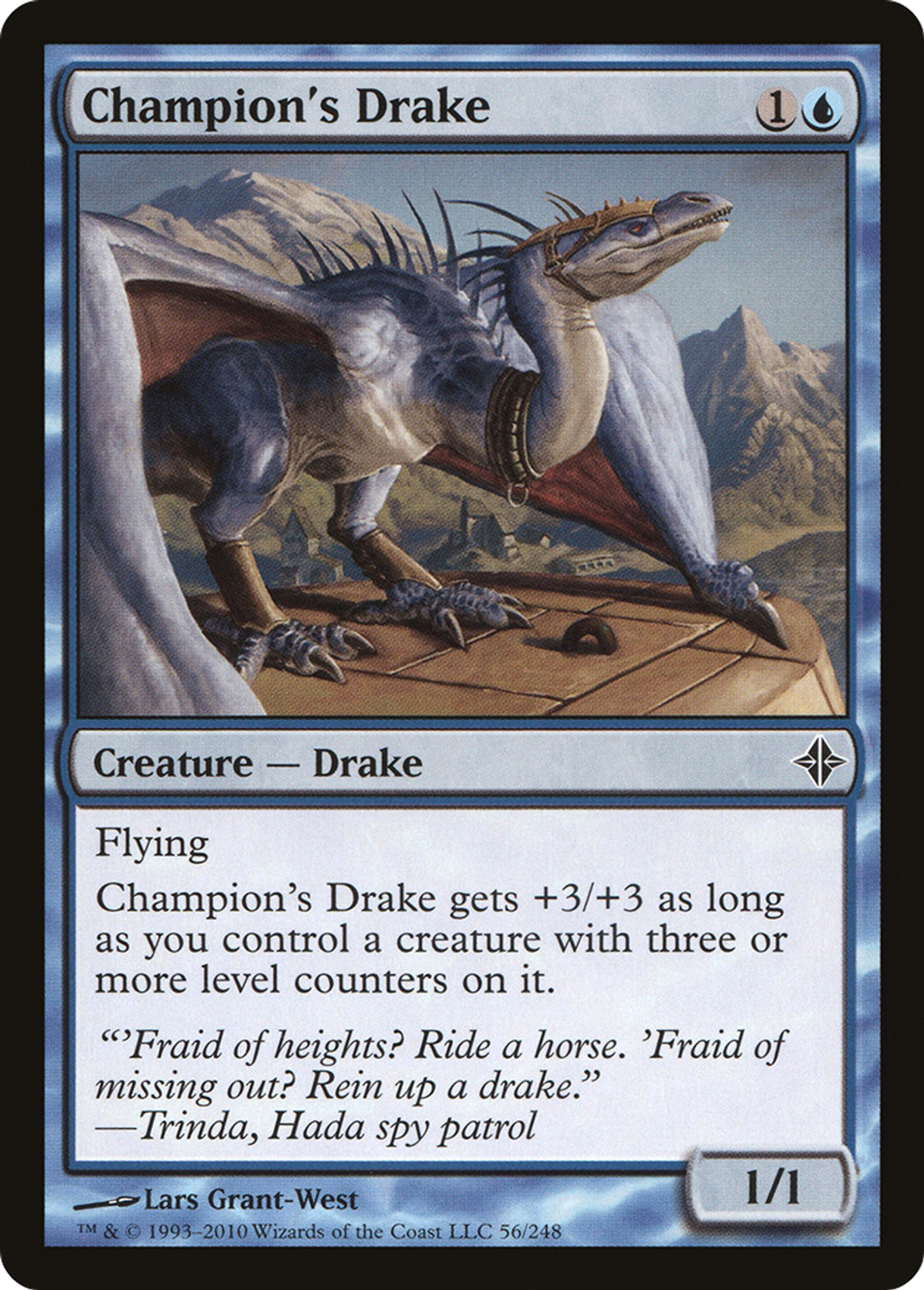 Champion's Drake — Rise of the Eldrazi — Magic: The Gathering