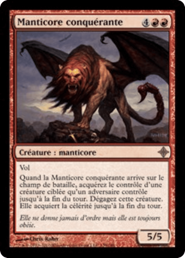 Manticore conquérante — Rise of the Eldrazi — Magic: The Gathering