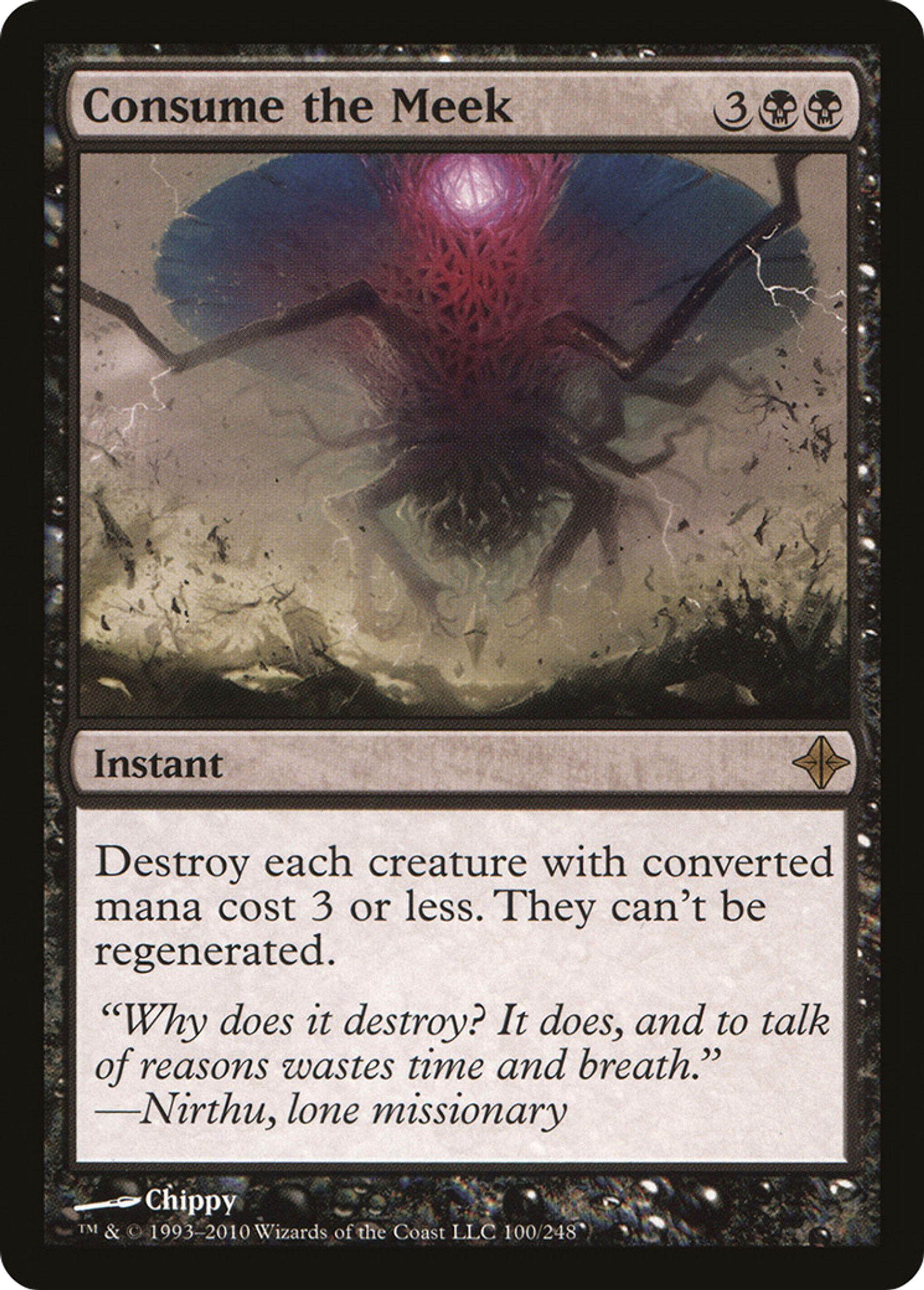 Consume the Meek — Rise of the Eldrazi — Magic: The Gathering