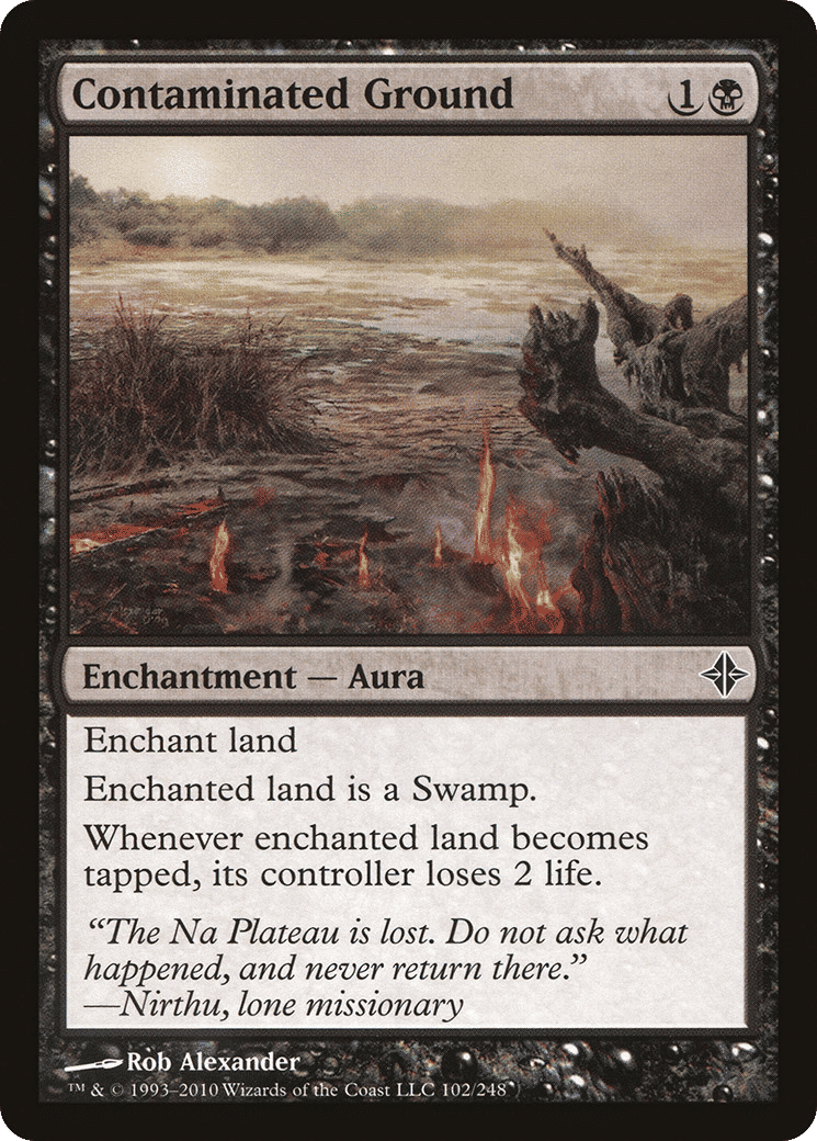 Contaminated Ground — Rise of the Eldrazi — Magic: The Gathering