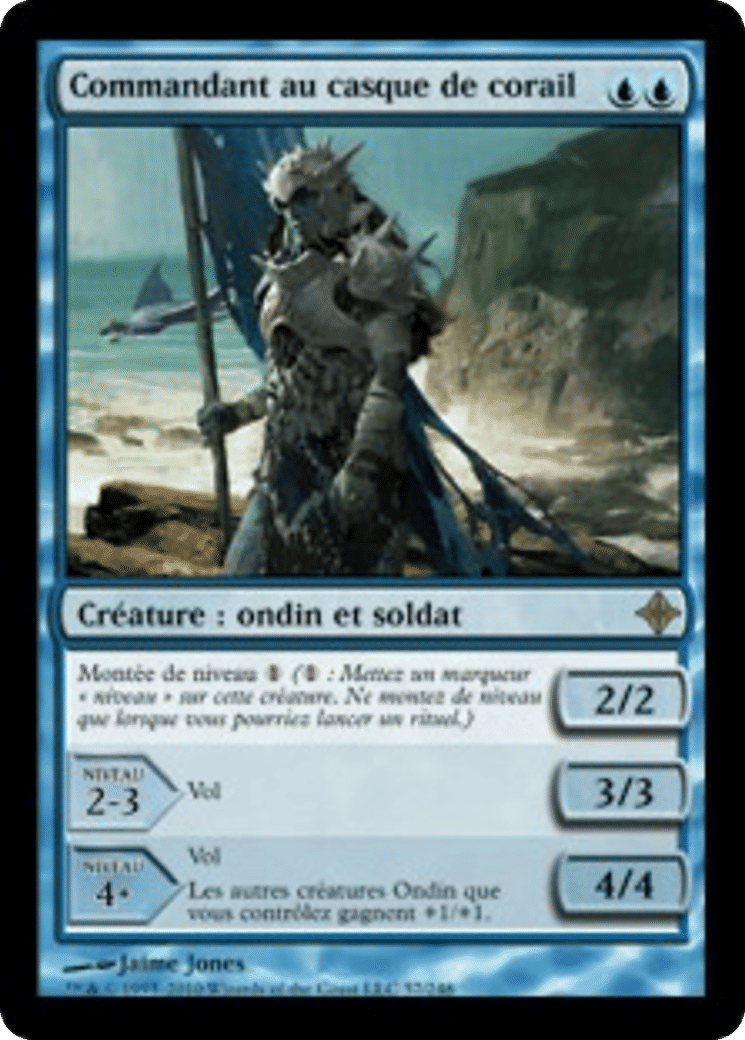 Commandant au casque de corail — Rise of the Eldrazi — Magic: The Gathering