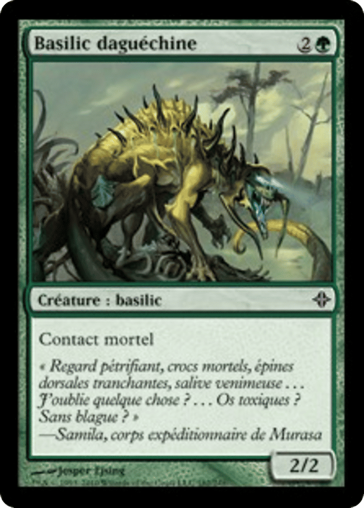 Basilic daguéchine — Rise of the Eldrazi — Magic: The Gathering