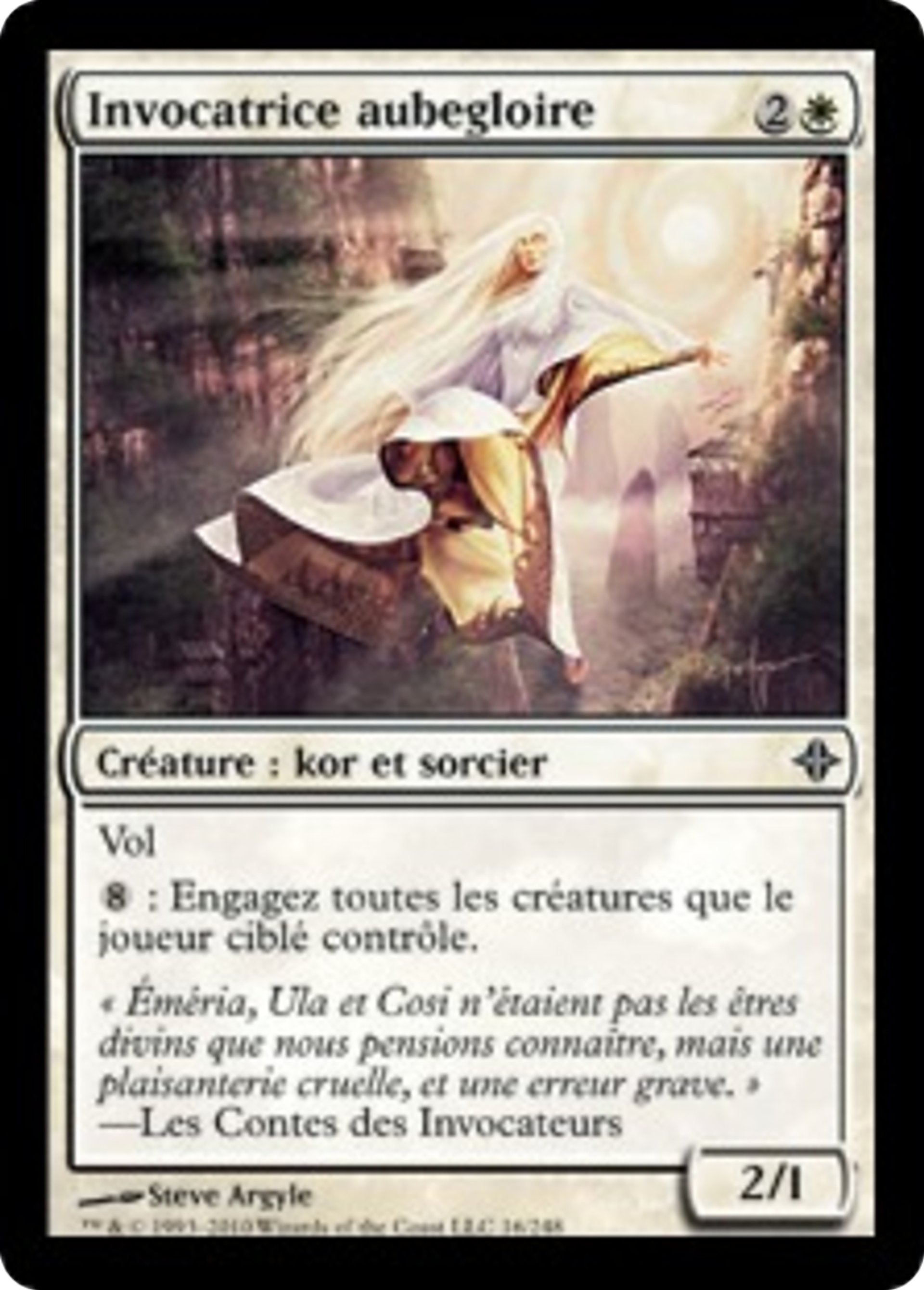 Invocatrice aubegloire — Rise of the Eldrazi — Magic: The Gathering