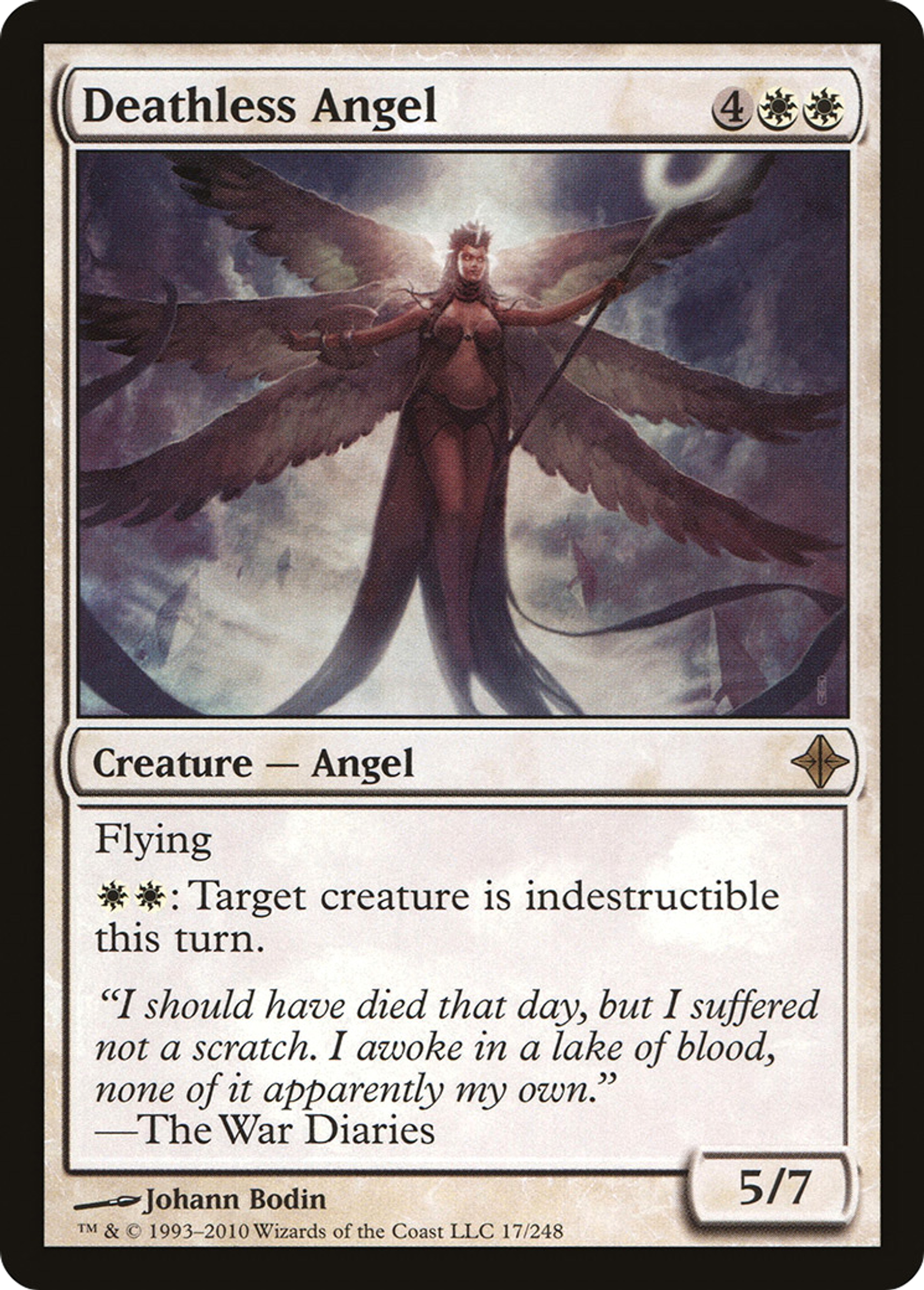 Deathless Angel — Rise of the Eldrazi — Magic: The Gathering