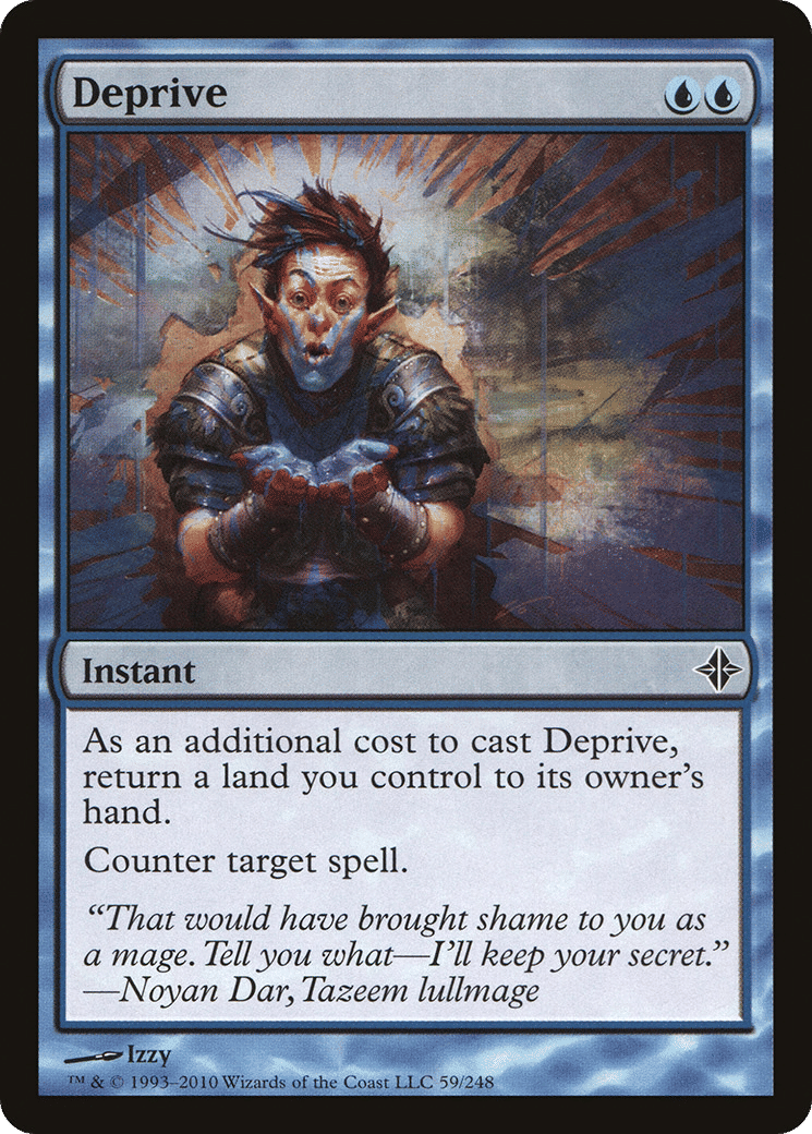 Deprive — Rise of the Eldrazi — Magic: The Gathering