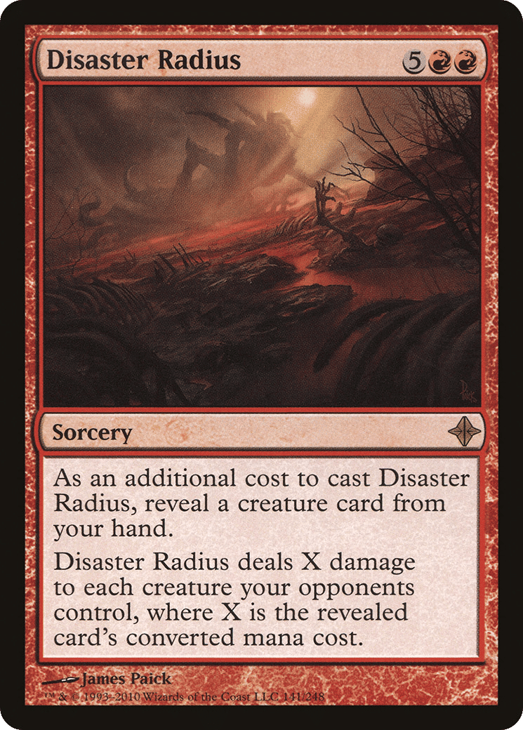 Disaster Radius — Rise of the Eldrazi — Magic: The Gathering