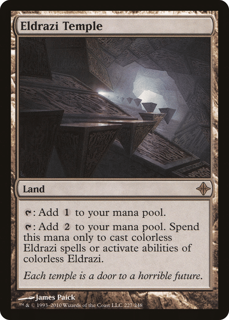 Eldrazi Temple — Rise of the Eldrazi — Magic: The Gathering