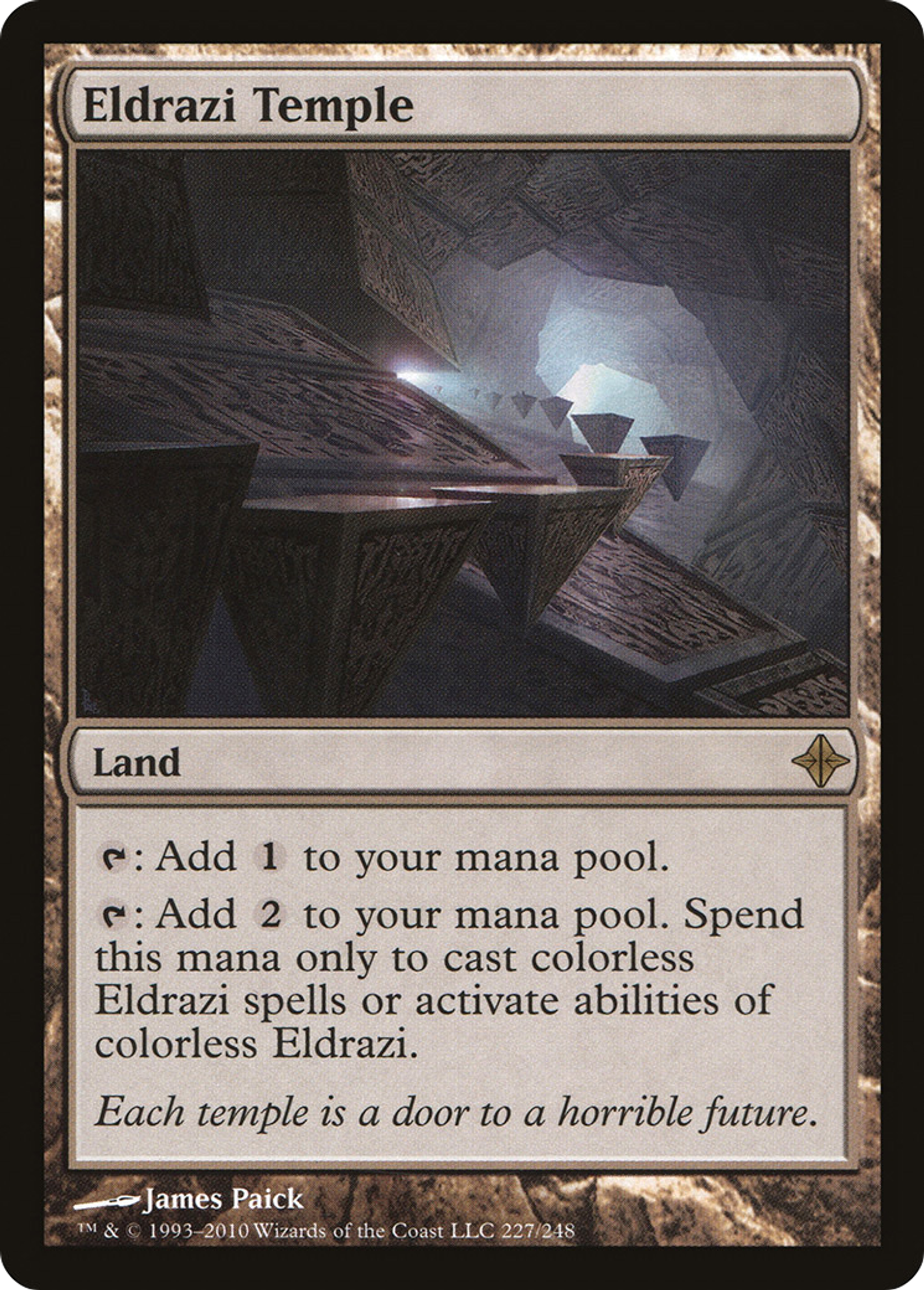 Eldrazi Temple — Rise of the Eldrazi — Magic: The Gathering