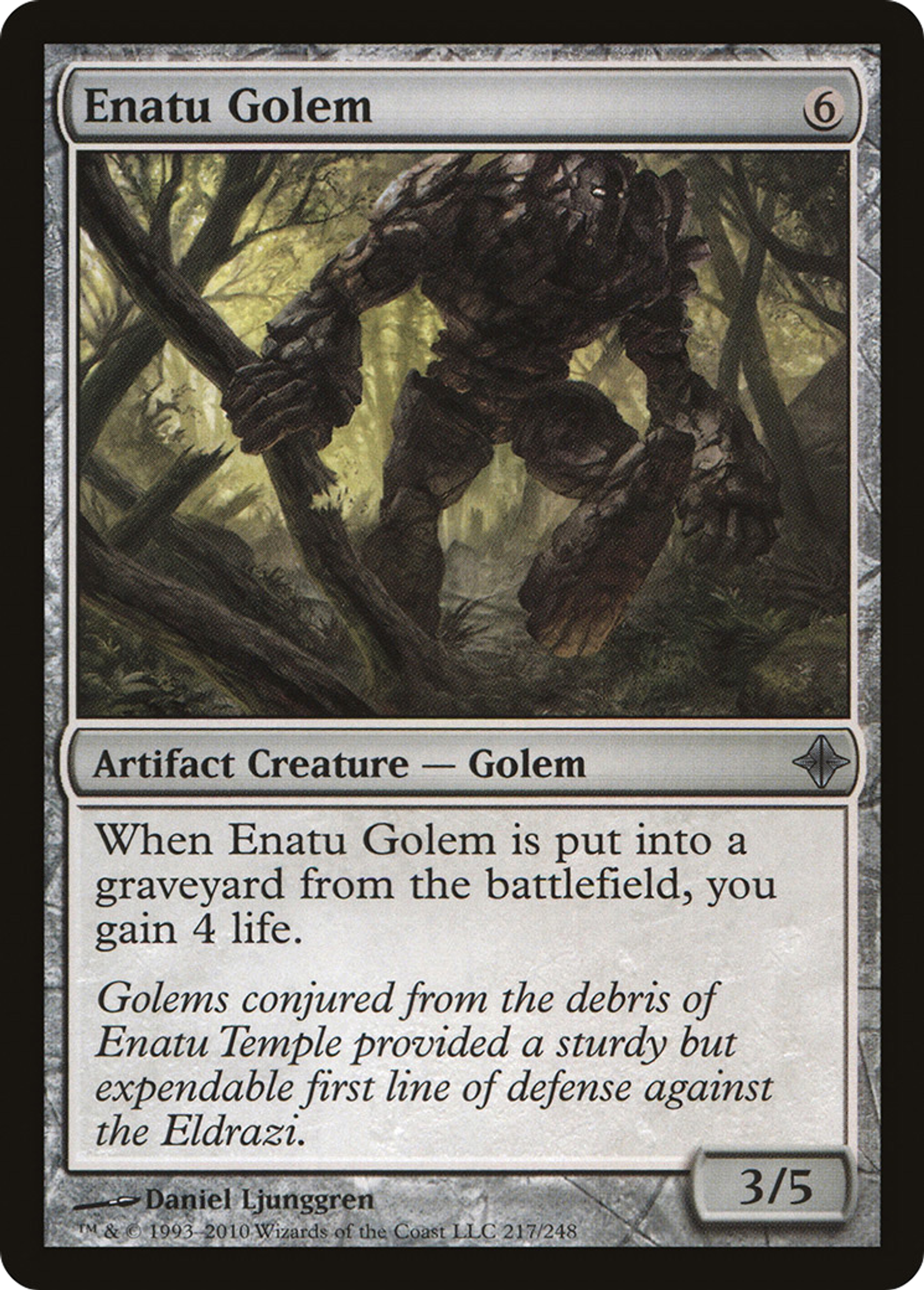 Enatu Golem — Rise of the Eldrazi — Magic: The Gathering