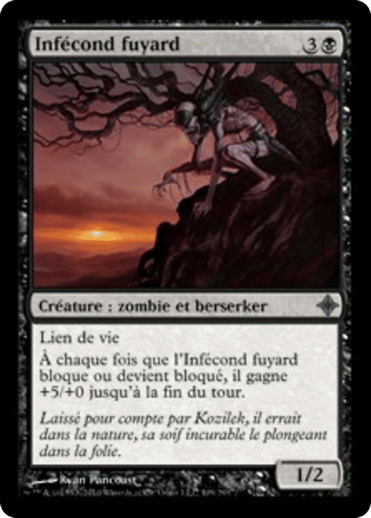 Infécond fuyard — Rise of the Eldrazi — Magic: The Gathering
