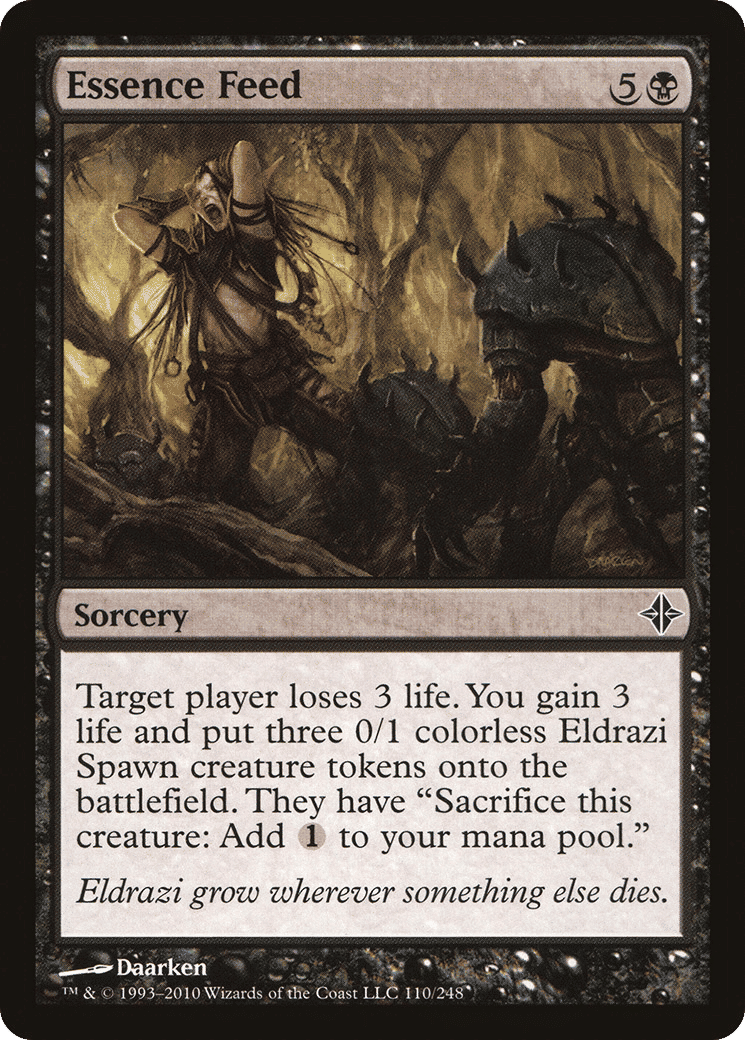 Essence Feed — Rise of the Eldrazi — Magic: The Gathering