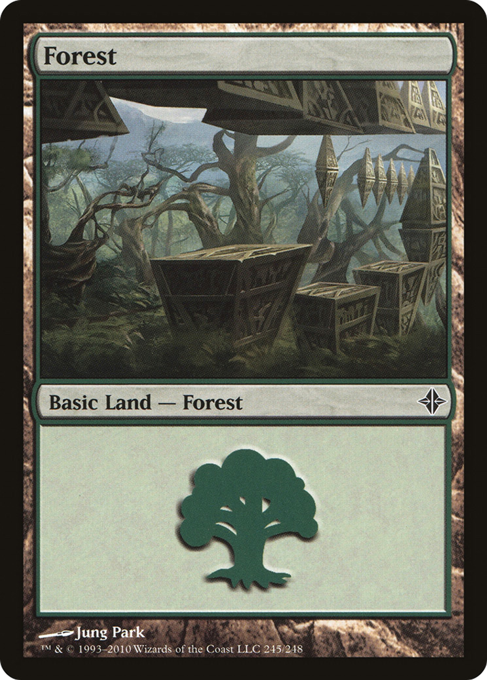Forest — Rise of the Eldrazi — Magic: The Gathering