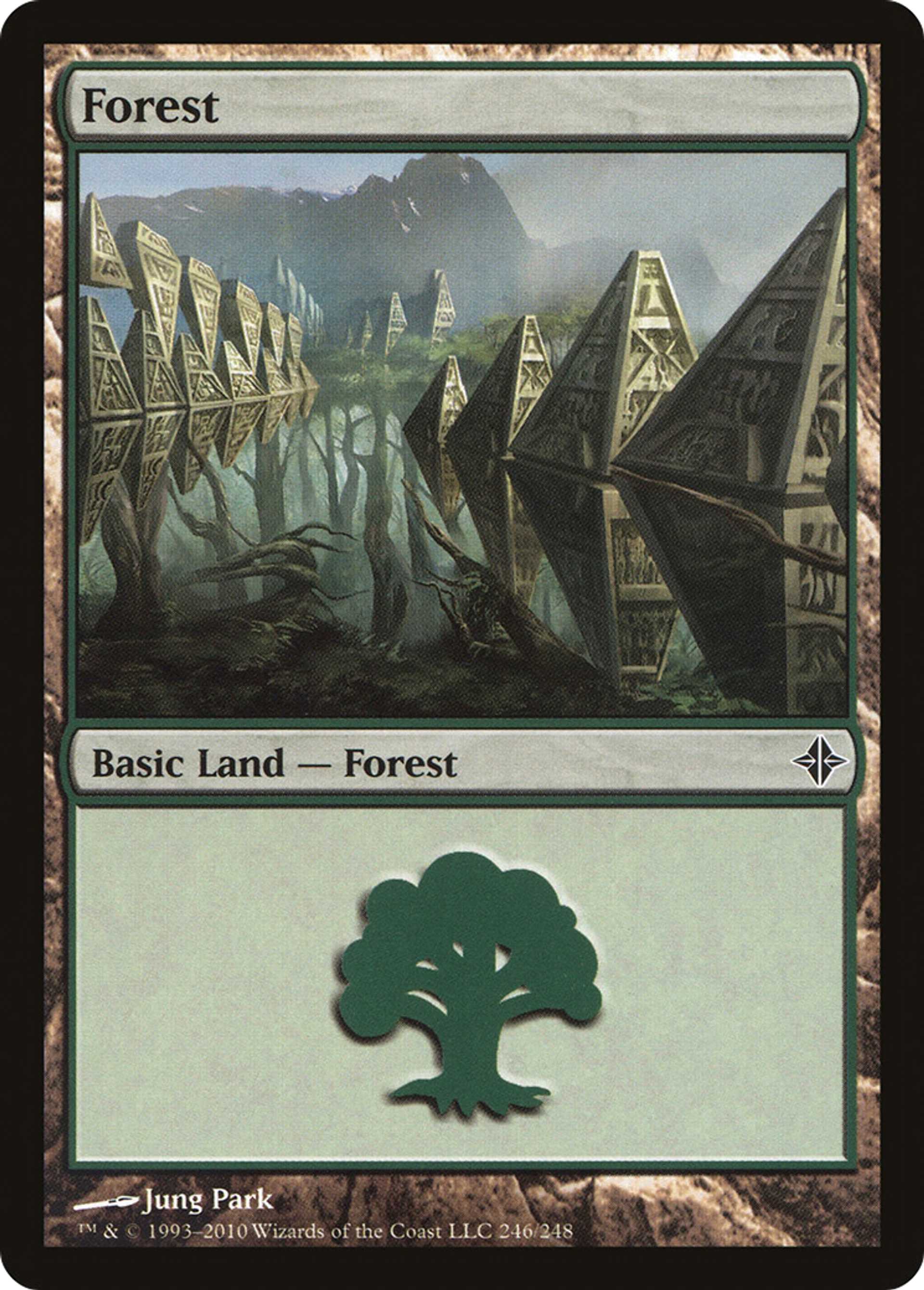 Forest — Rise of the Eldrazi — Magic: The Gathering
