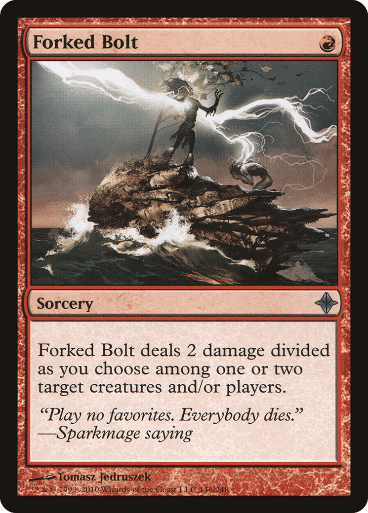 Forked Bolt — Rise of the Eldrazi — Magic: The Gathering