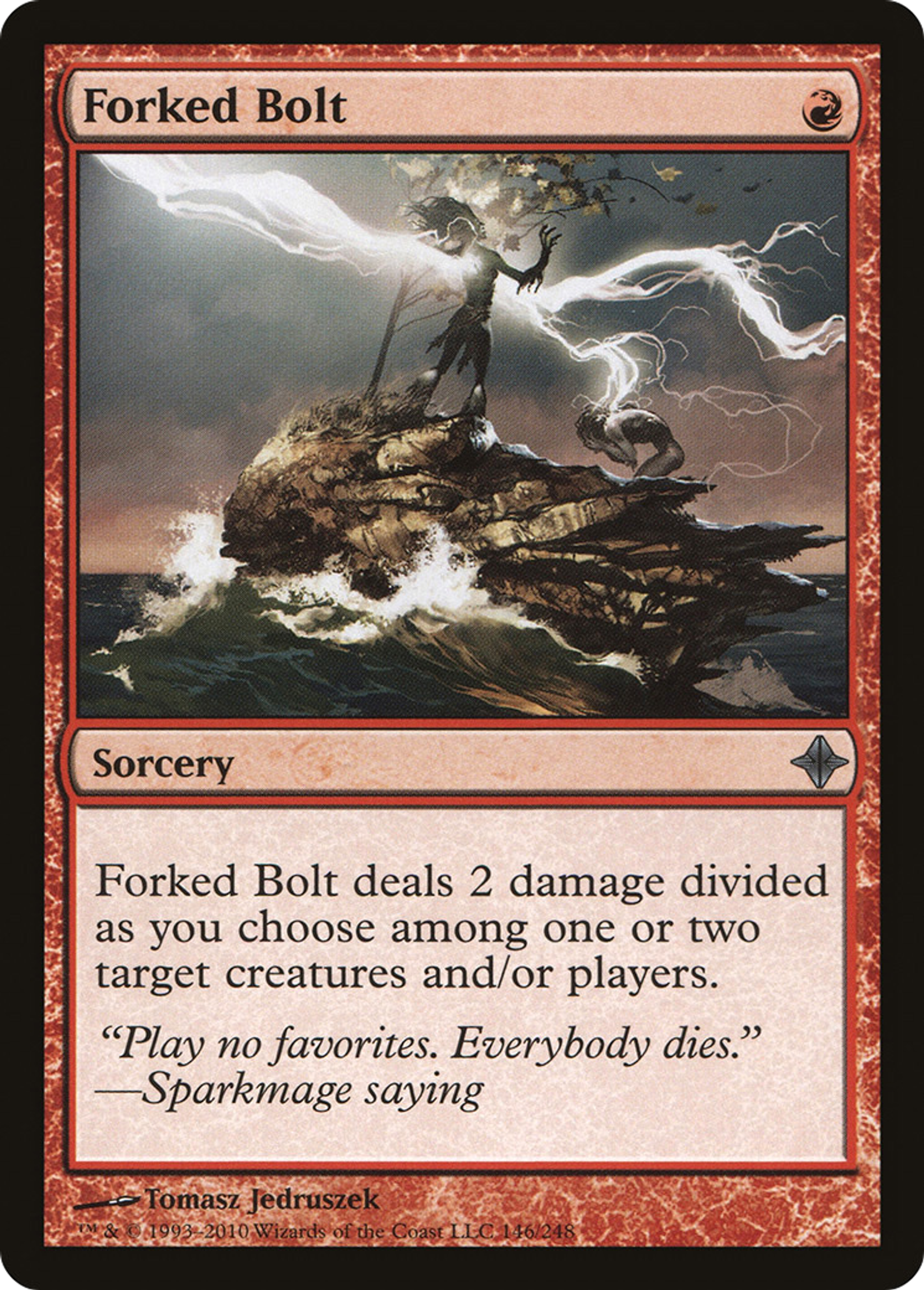 Forked Bolt — Rise of the Eldrazi — Magic: The Gathering