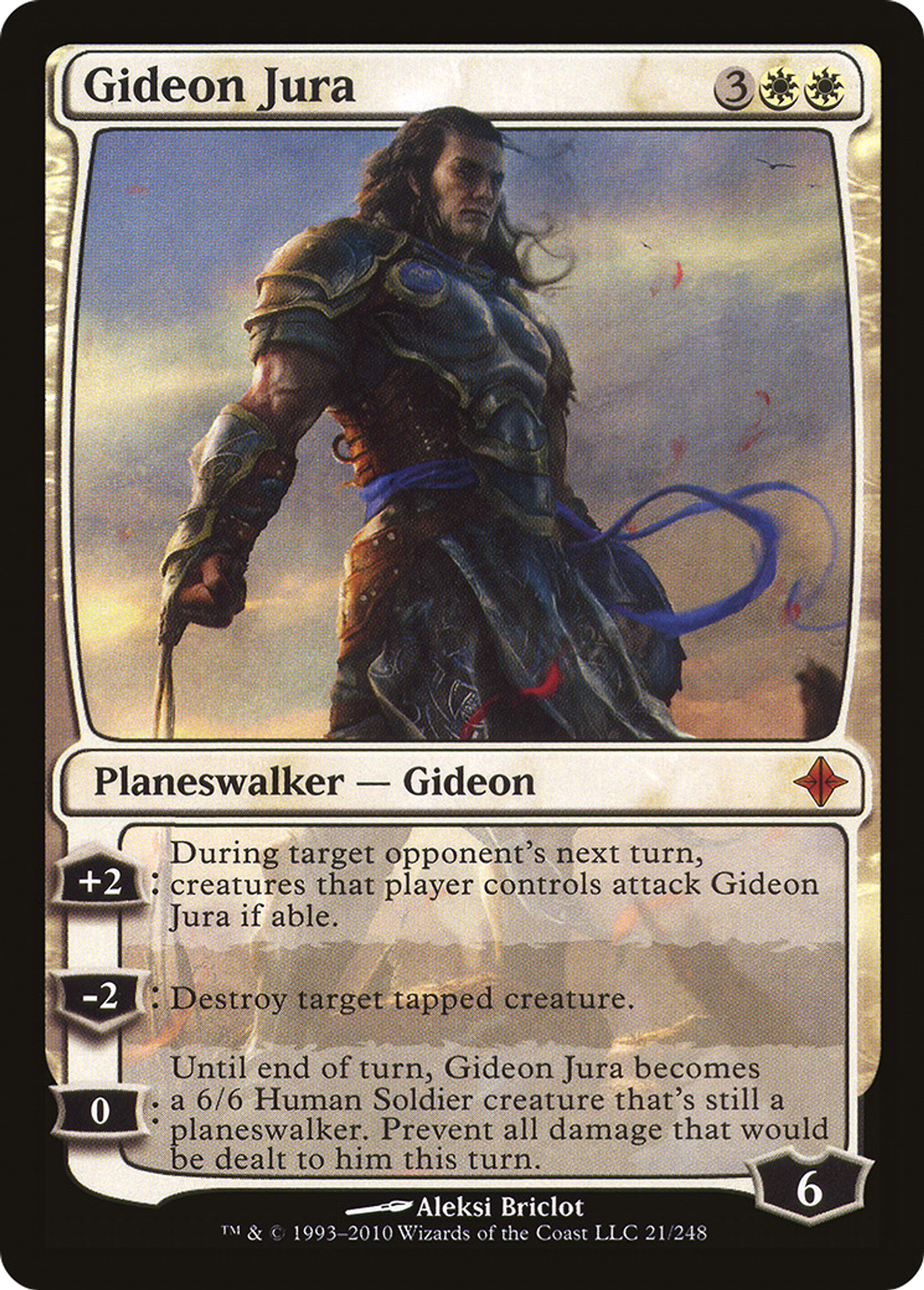 Gideon Jura — Rise of the Eldrazi — Magic: The Gathering