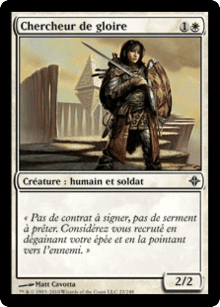 Chercheur de gloire — Rise of the Eldrazi — Magic: The Gathering