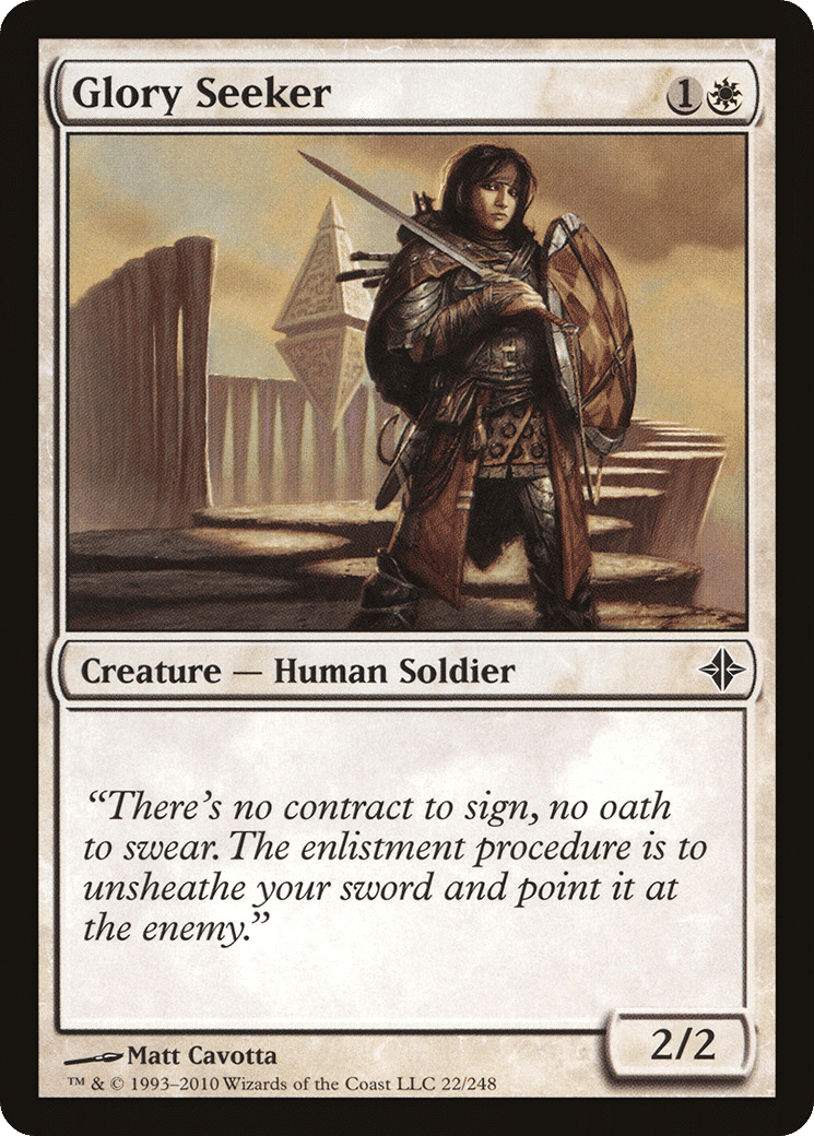 Glory Seeker — Rise of the Eldrazi — Magic: The Gathering