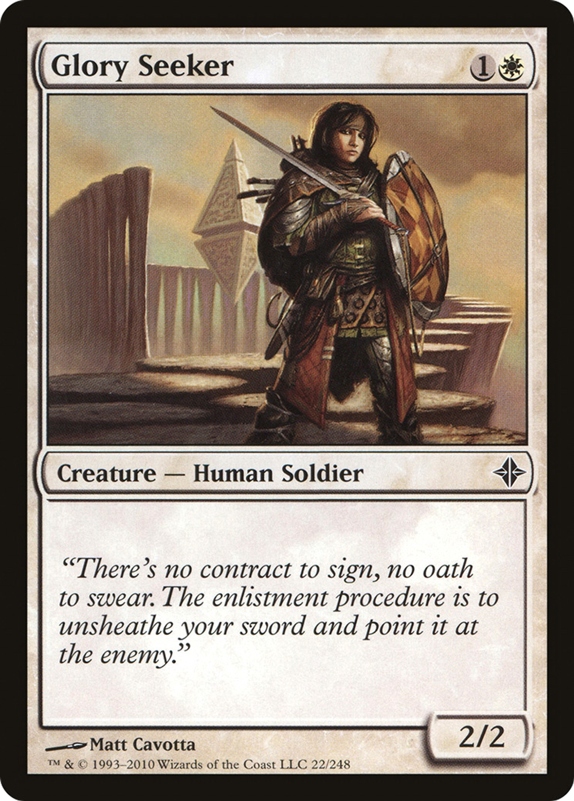 Glory Seeker — Rise of the Eldrazi — Magic: The Gathering