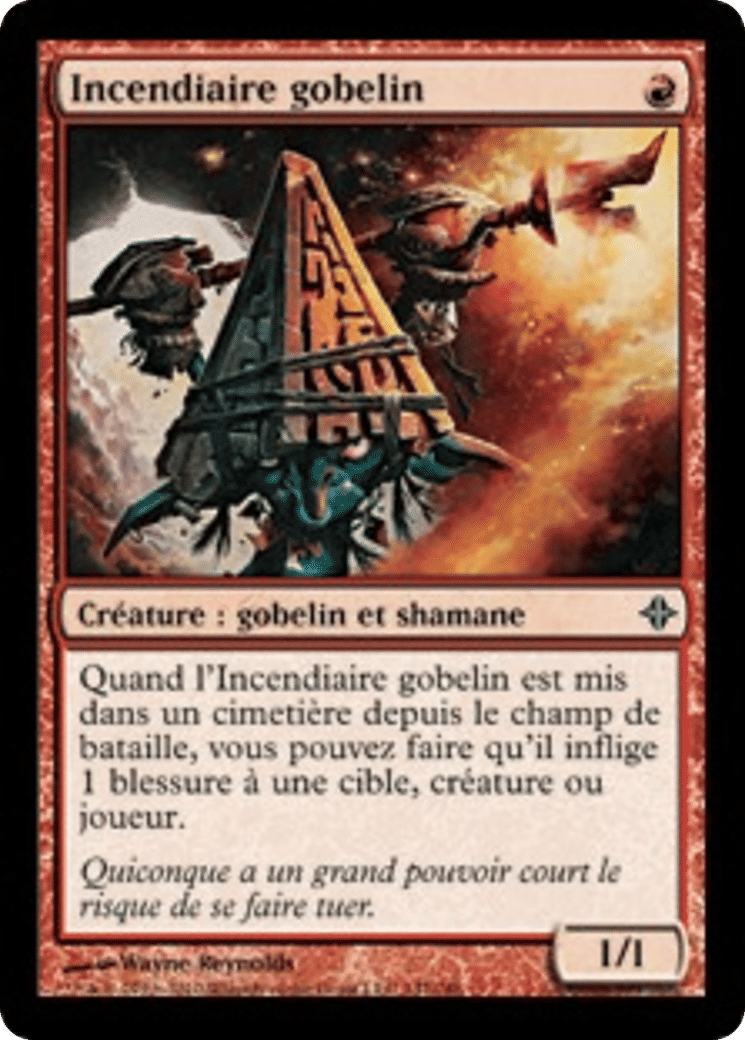 Incendiaire gobelin — Rise of the Eldrazi — Magic: The Gathering
