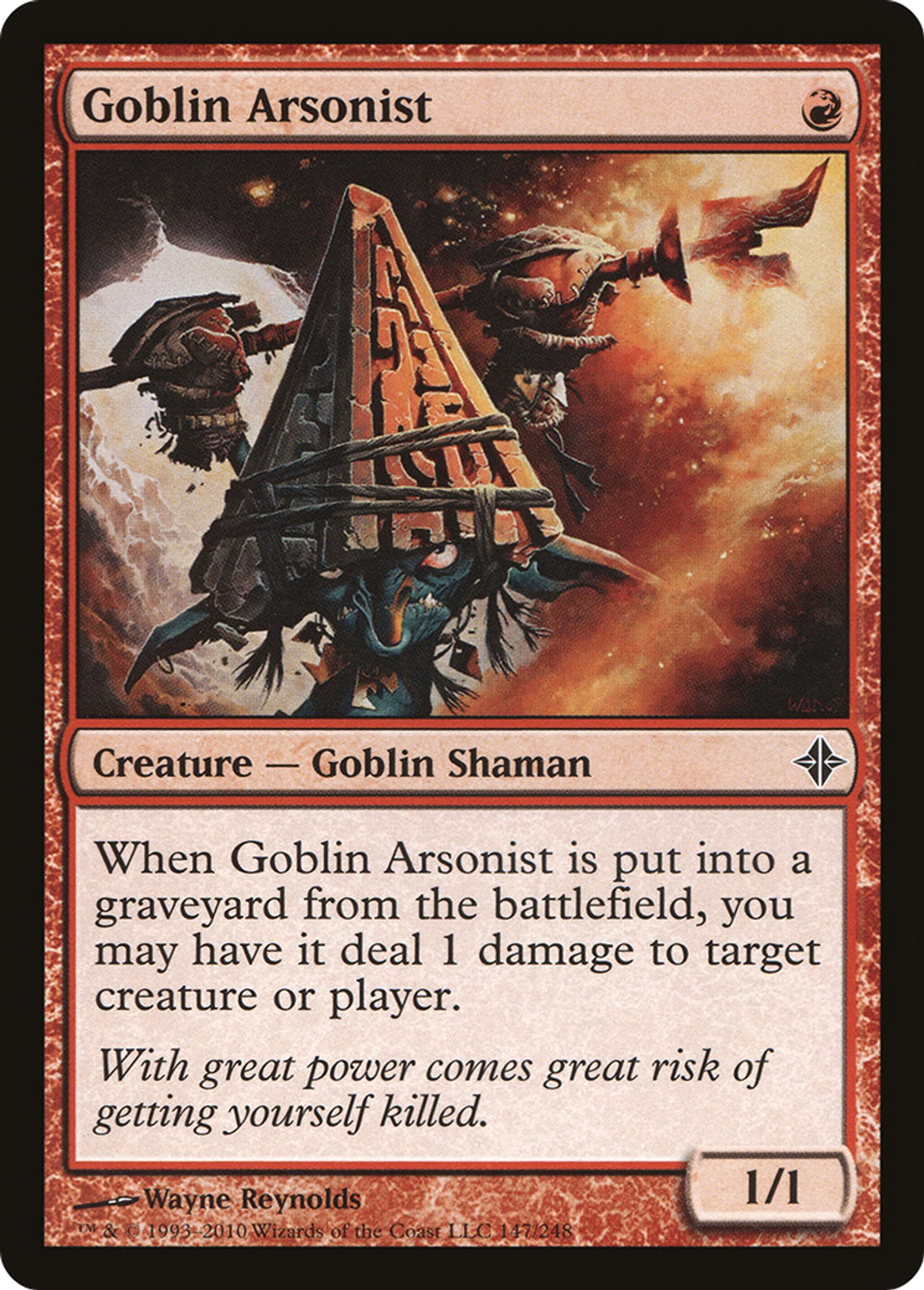 Goblin Arsonist — Rise of the Eldrazi — Magic: The Gathering