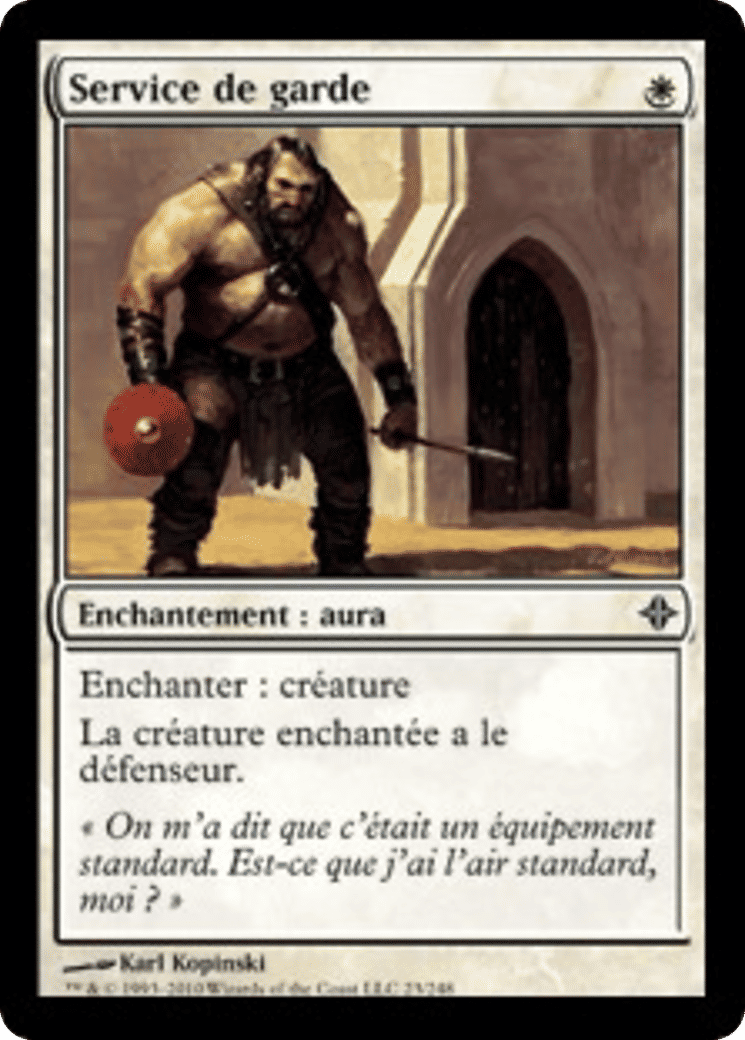 Service de garde — Rise of the Eldrazi — Magic: The Gathering