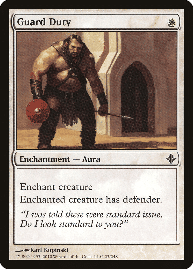 Guard Duty — Rise of the Eldrazi — Magic: The Gathering
