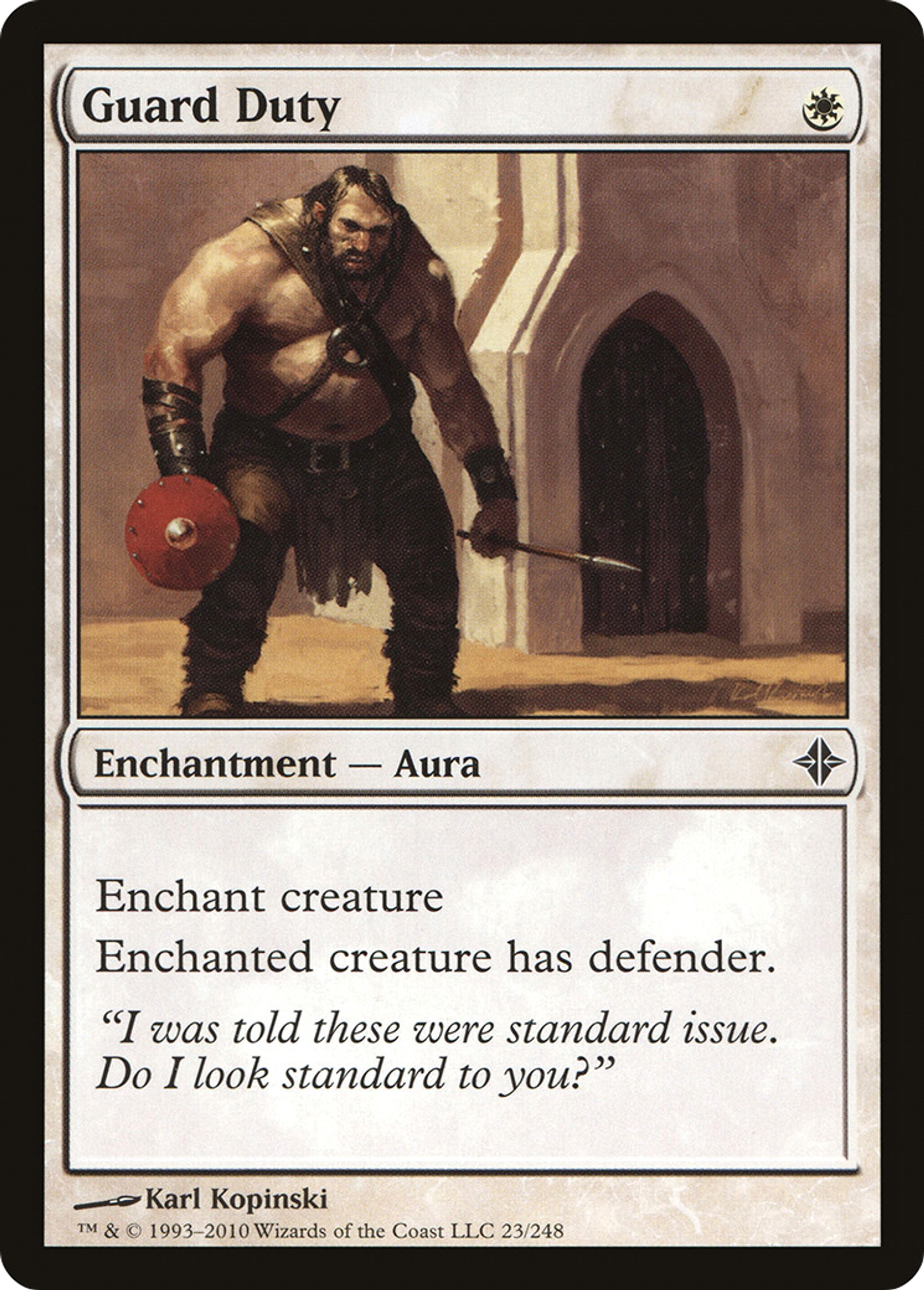 Guard Duty — Rise of the Eldrazi — Magic: The Gathering