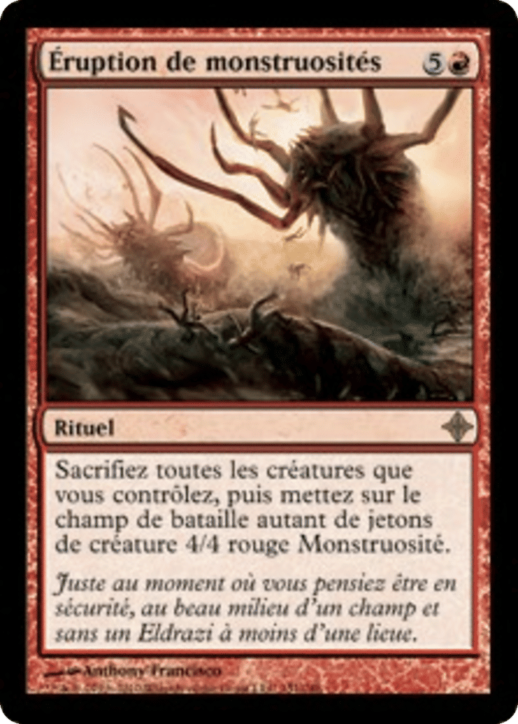 Éruption de monstruosités — Rise of the Eldrazi — Magic: The Gathering