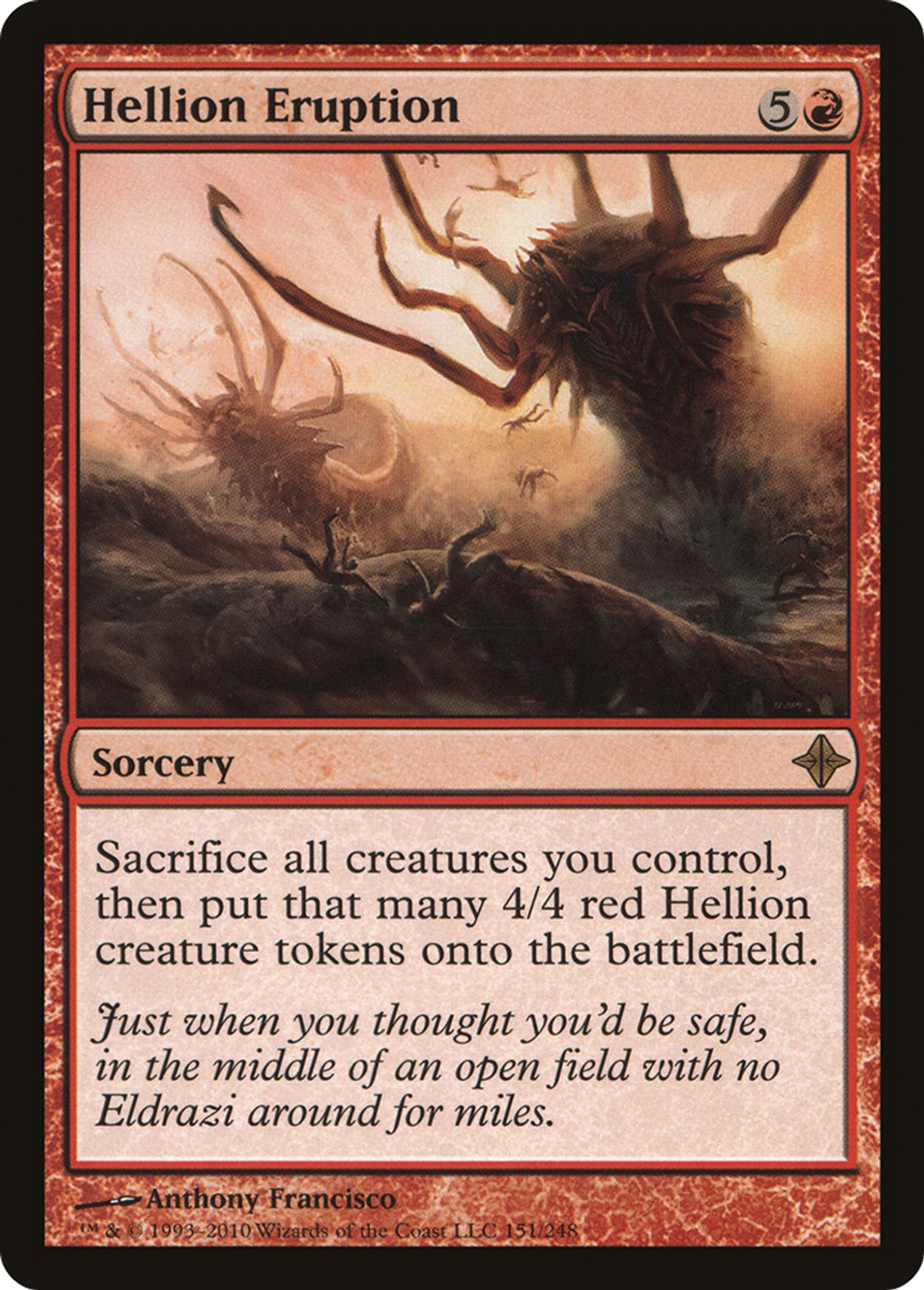 Hellion Eruption — Rise of the Eldrazi — Magic: The Gathering
