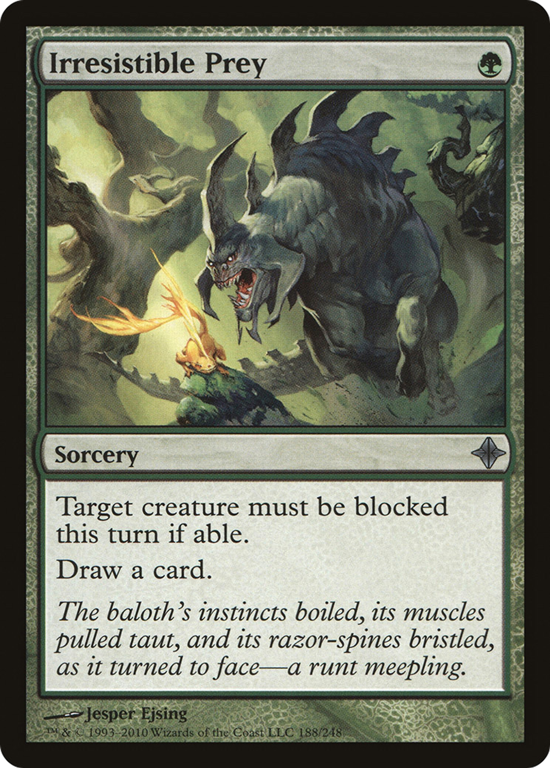 Irresistible Prey — Rise of the Eldrazi — Magic: The Gathering