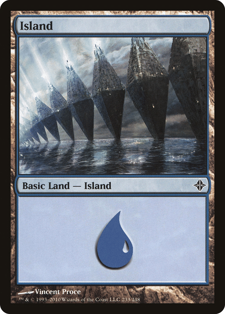 Island — Rise of the Eldrazi — Magic: The Gathering