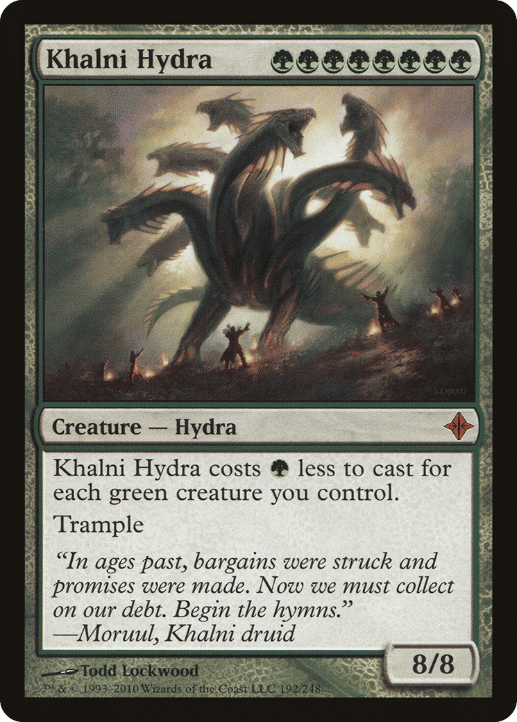 Khalni Hydra — Rise of the Eldrazi — Magic: The Gathering