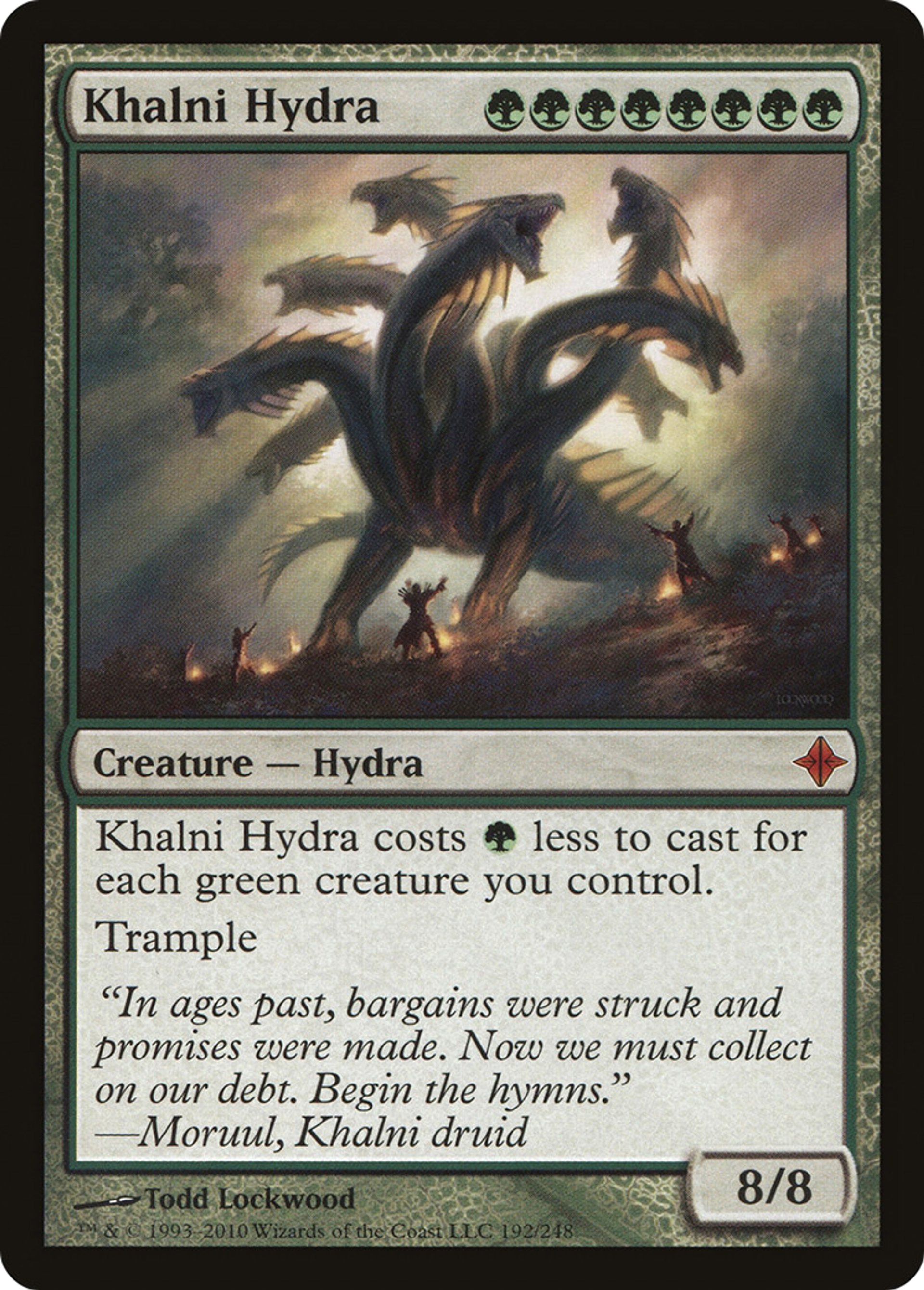 Khalni Hydra — Rise of the Eldrazi — Magic: The Gathering