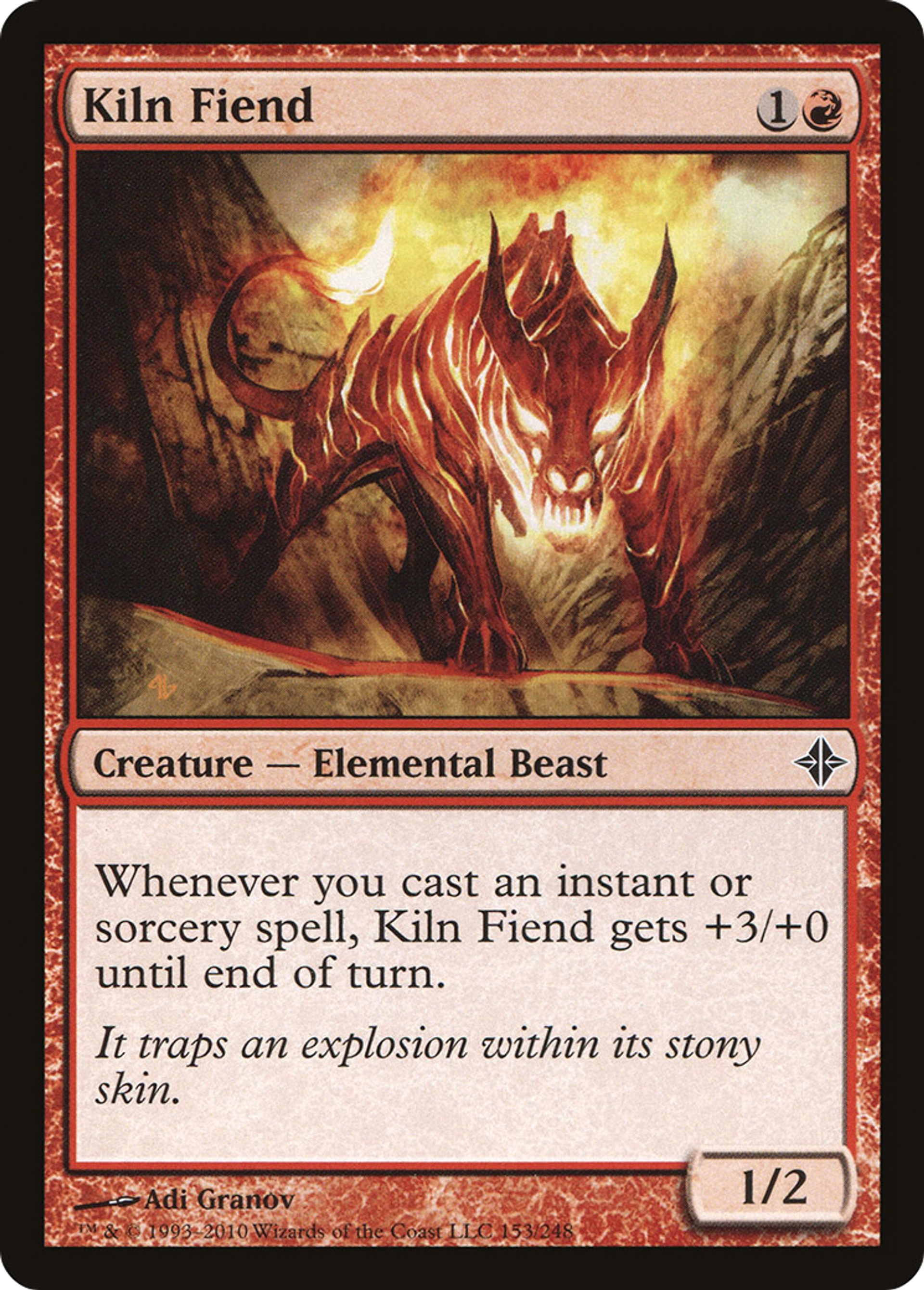 Kiln Fiend — Rise of the Eldrazi — Magic: The Gathering