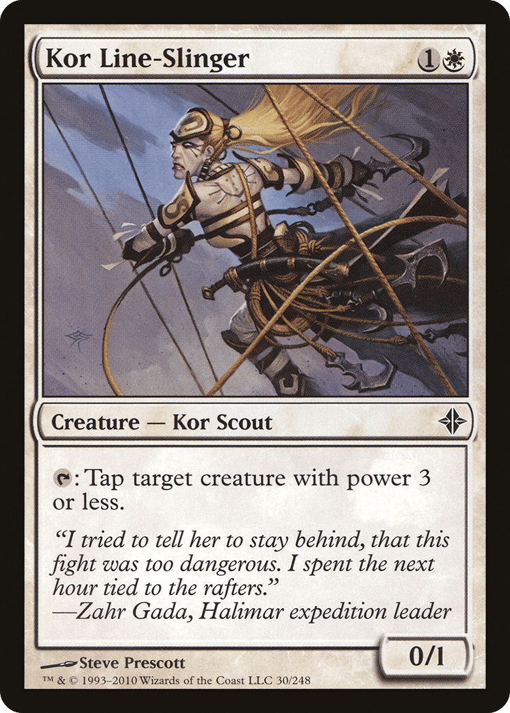 Kor Line-Slinger — Rise of the Eldrazi — Magic: The Gathering