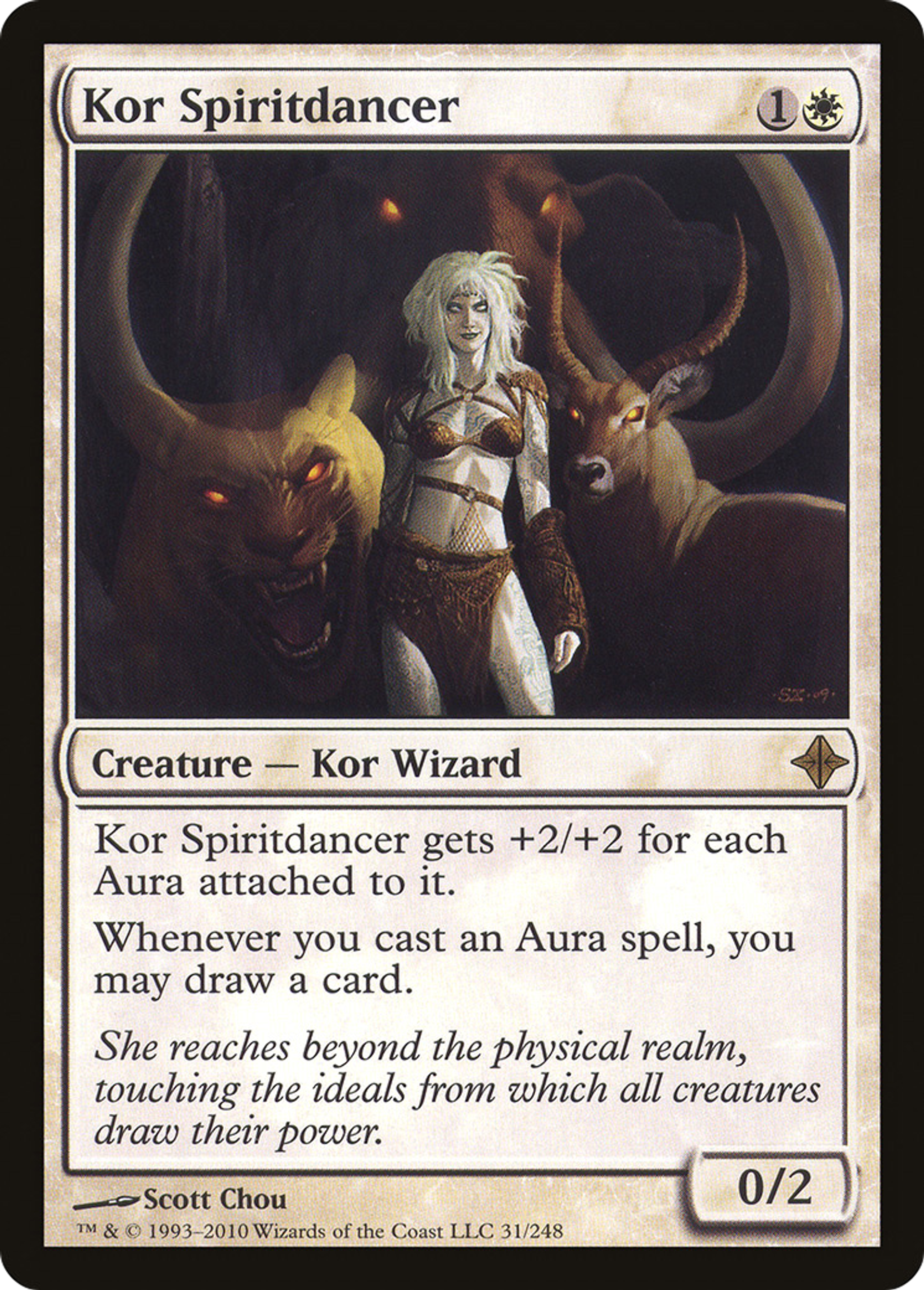 Kor Spiritdancer — Rise of the Eldrazi — Magic: The Gathering