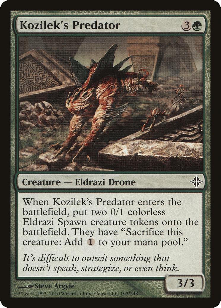 Kozilek's Predator — Rise of the Eldrazi — Magic: The Gathering