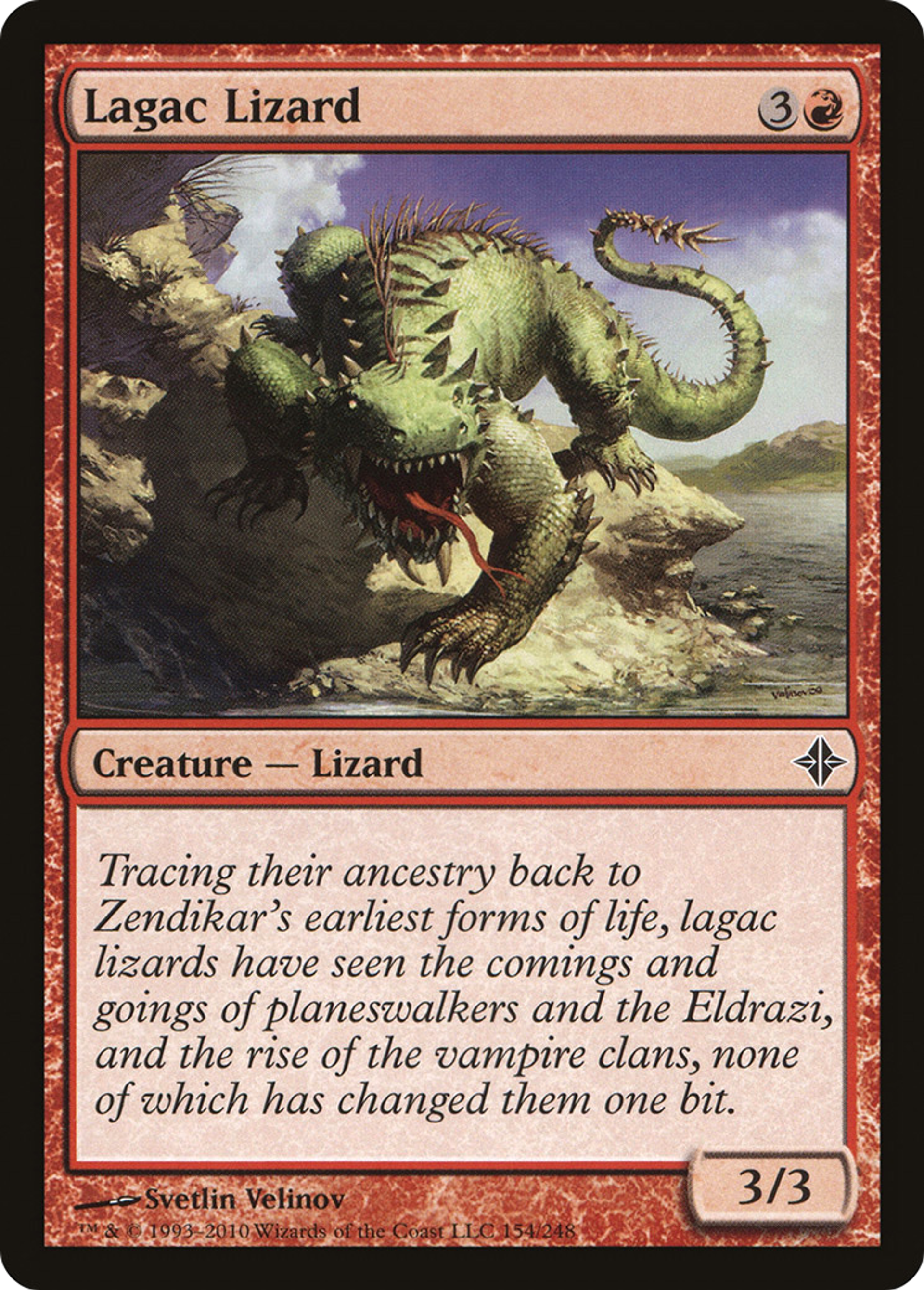 Lagac Lizard — Rise of the Eldrazi — Magic: The Gathering