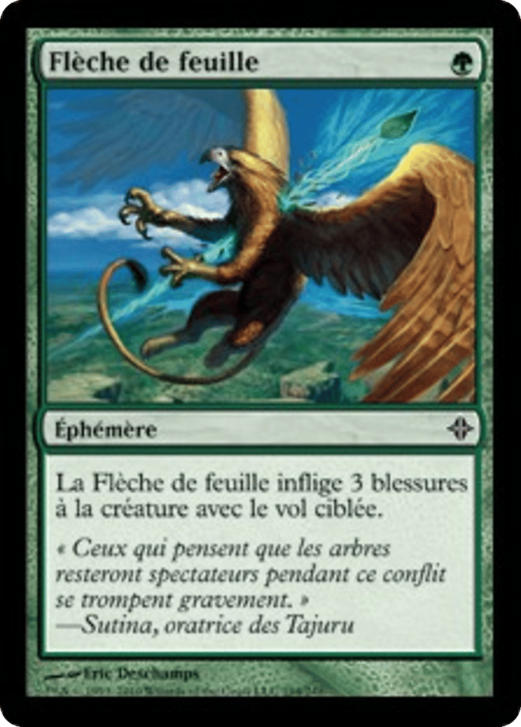 Flèche de feuille — Rise of the Eldrazi — Magic: The Gathering