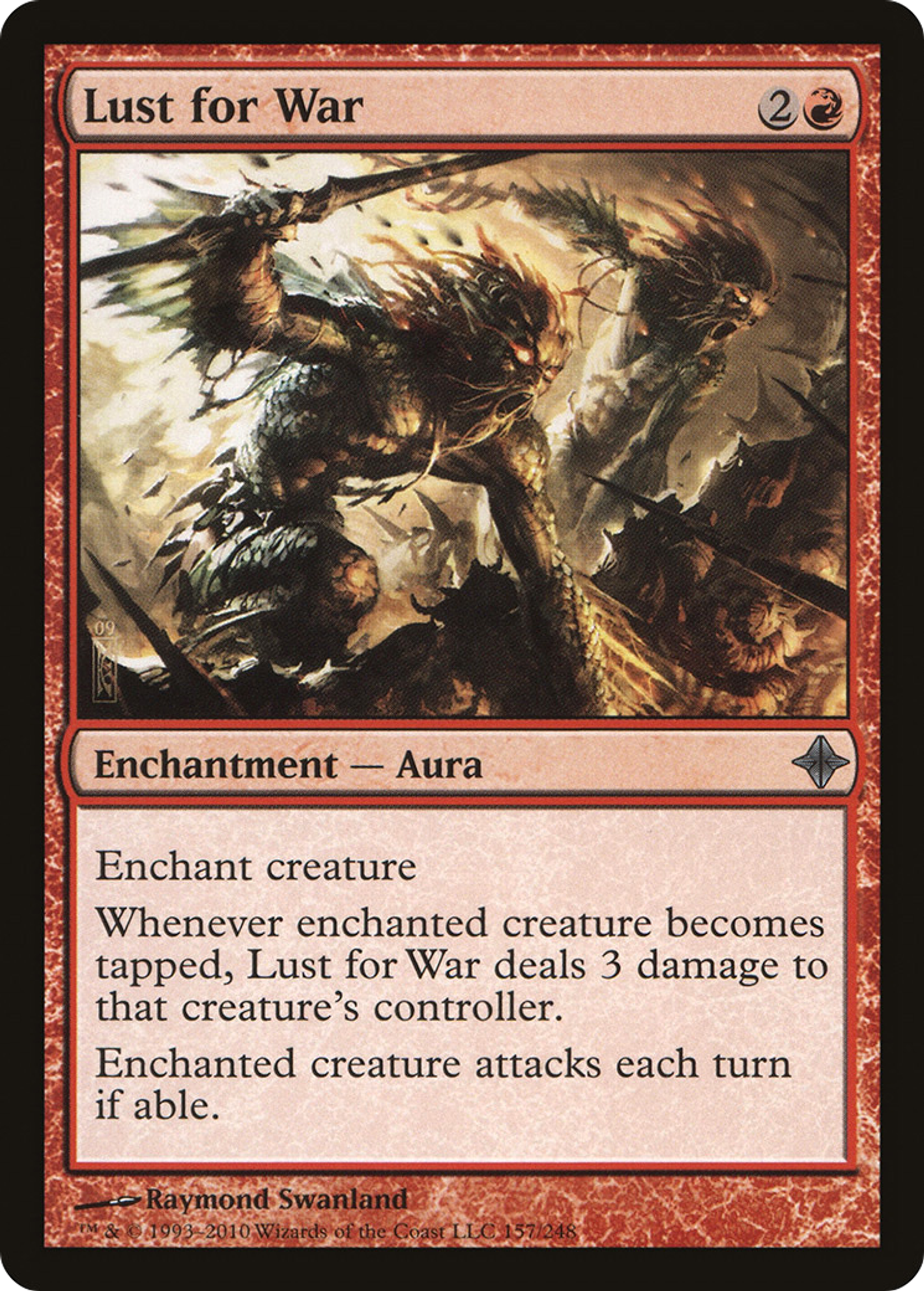 Lust for War — Rise of the Eldrazi — Magic: The Gathering